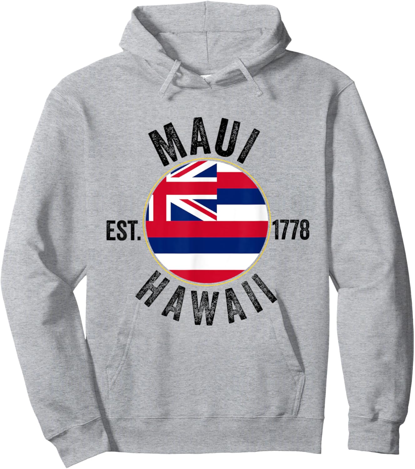 Maui Souvenir Hawaii Hawaiian Reminder Vacation Men Women Hoodie - Hoodie | Ash