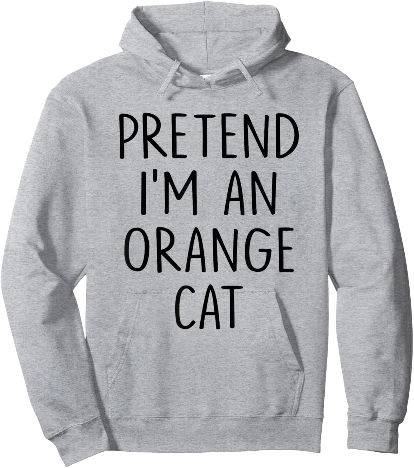Funny Orange Cat Costume Halloween Cat Lovers Hoodie - Hoodie | Ash