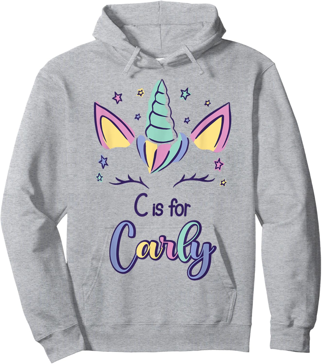 First Name Carly Personalized C Is For Carly Hoodie - Hoodie | Ash