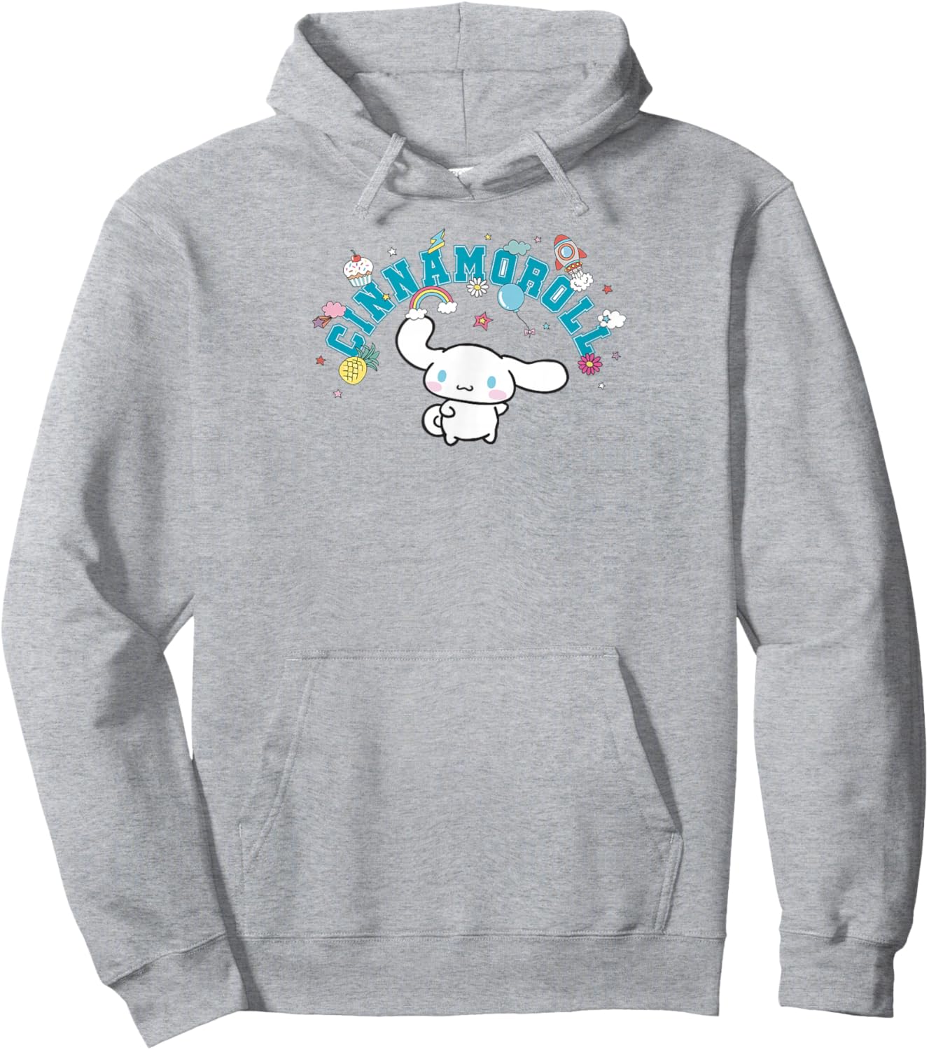 Cinnamoroll Happy Things Hoodie - Hoodie | Ash