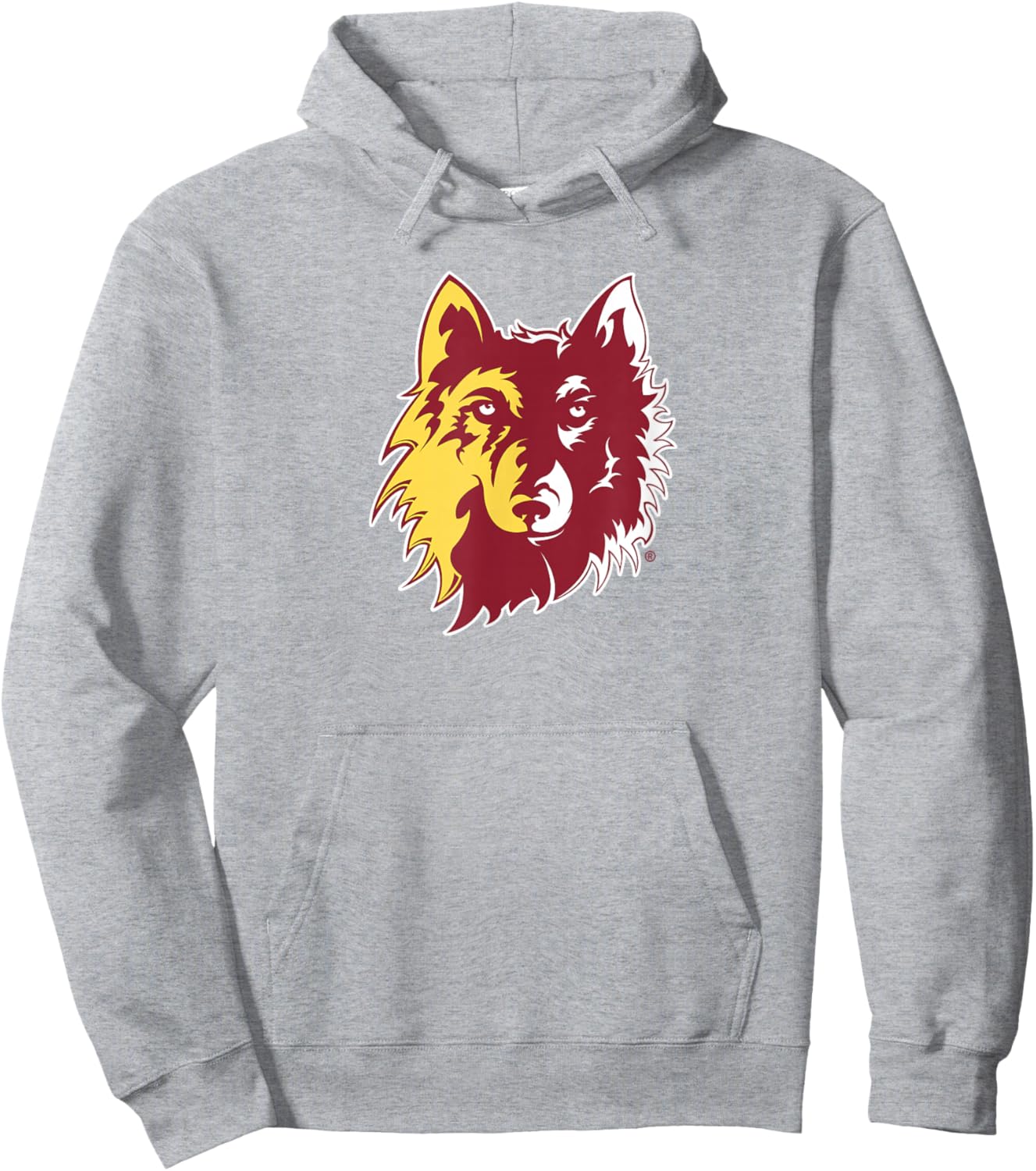 Northern State University Wolves Logo Hoodie - Hoodie | Ash