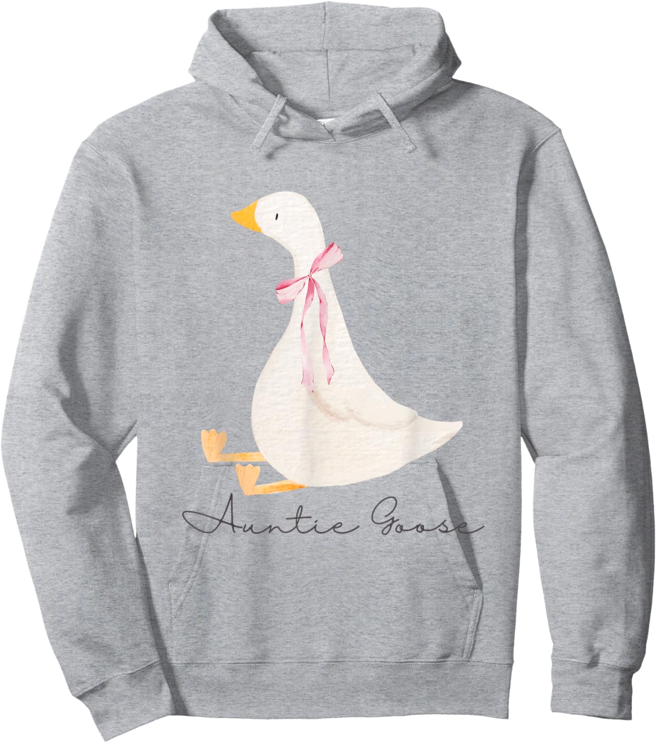 Auntie Goose Funny Silly Goose Aunt For Auntie Hoodie - Hoodie | Ash