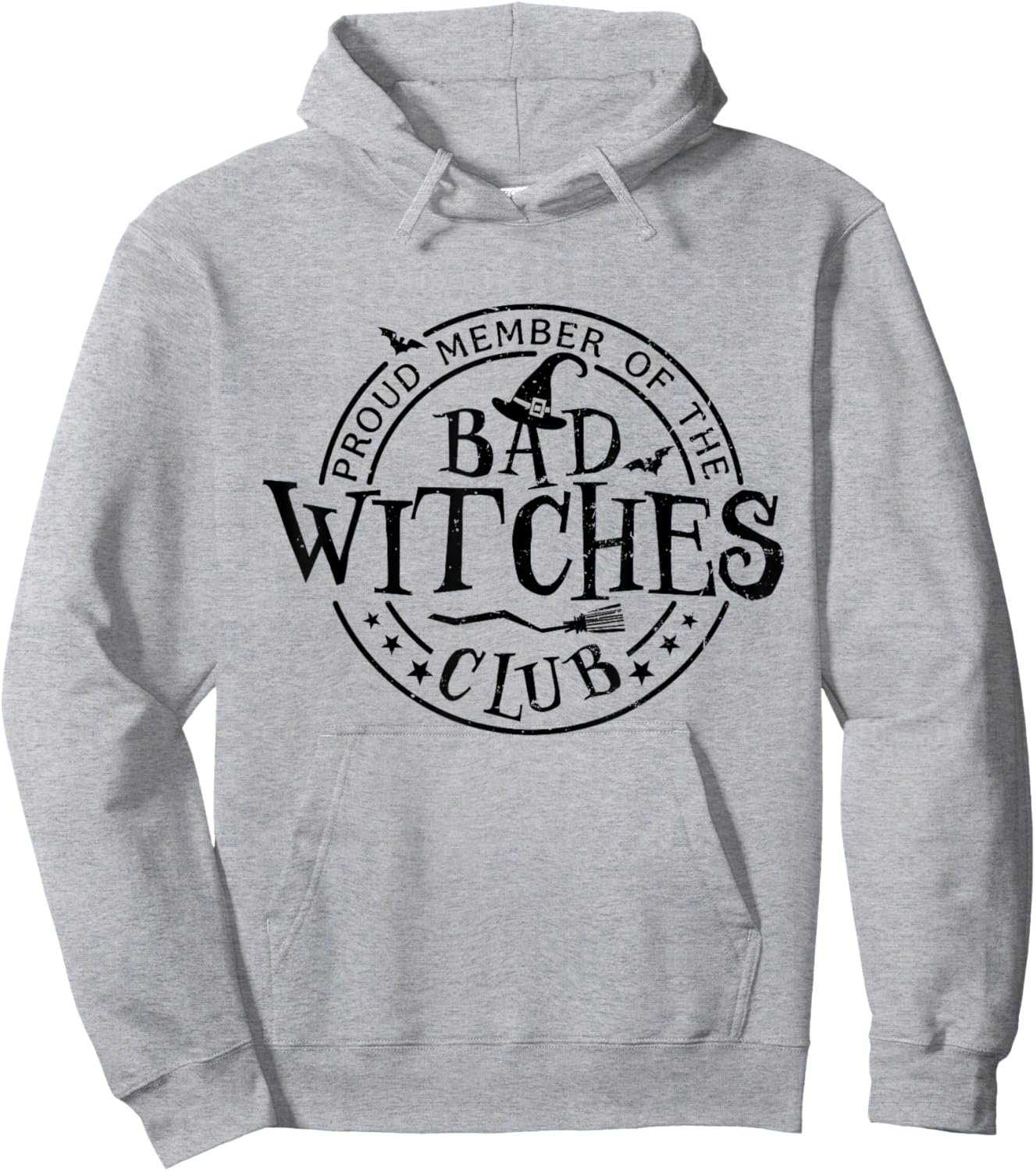 Proud Member Of Bad Witches Club Witchcraft Woman Halloween Hoodie - Hoodie | Ash