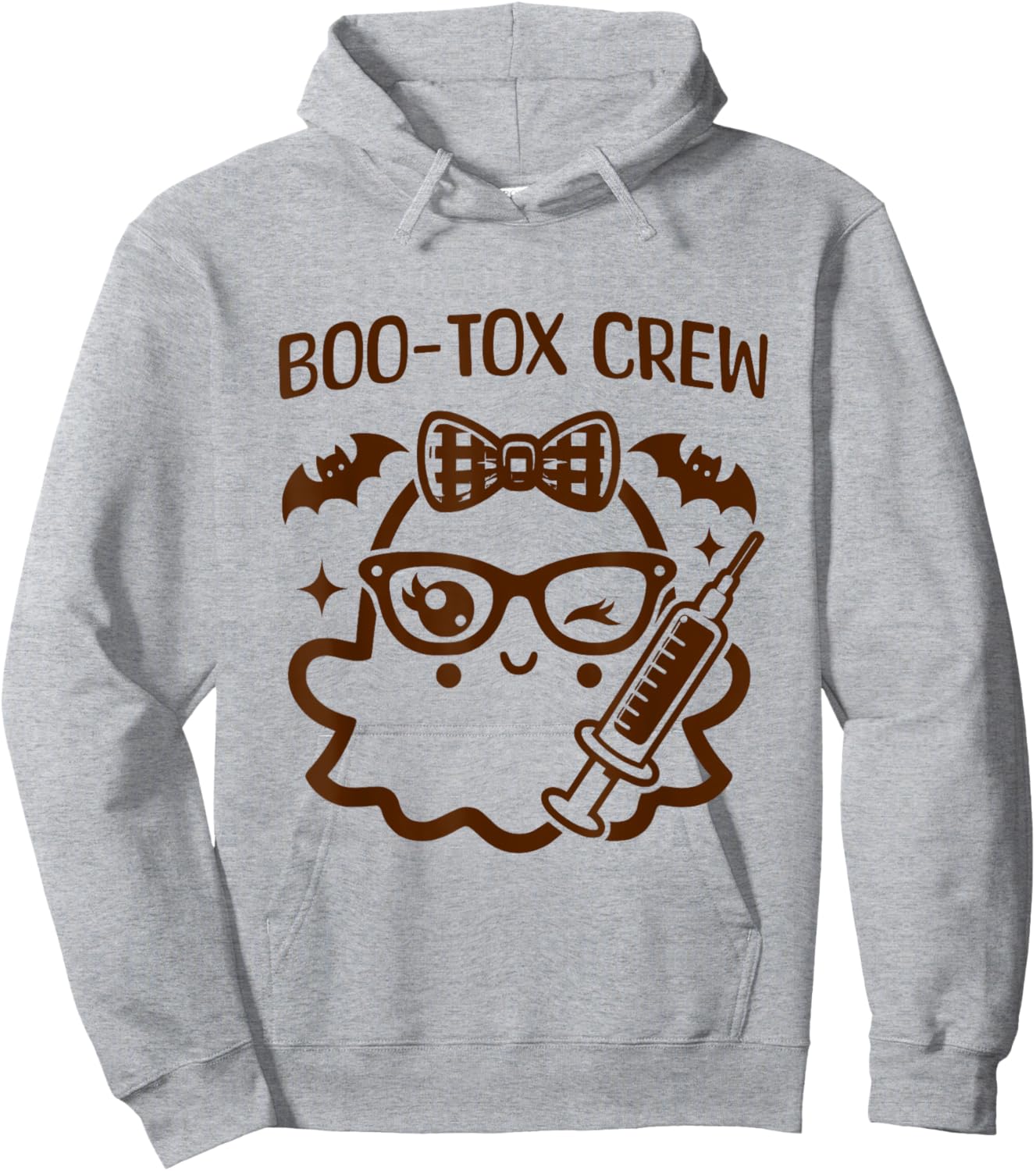 BOO-Tox Nurse Injector Halloween Filler Botox Dysport Hoodie - Hoodie | Ash