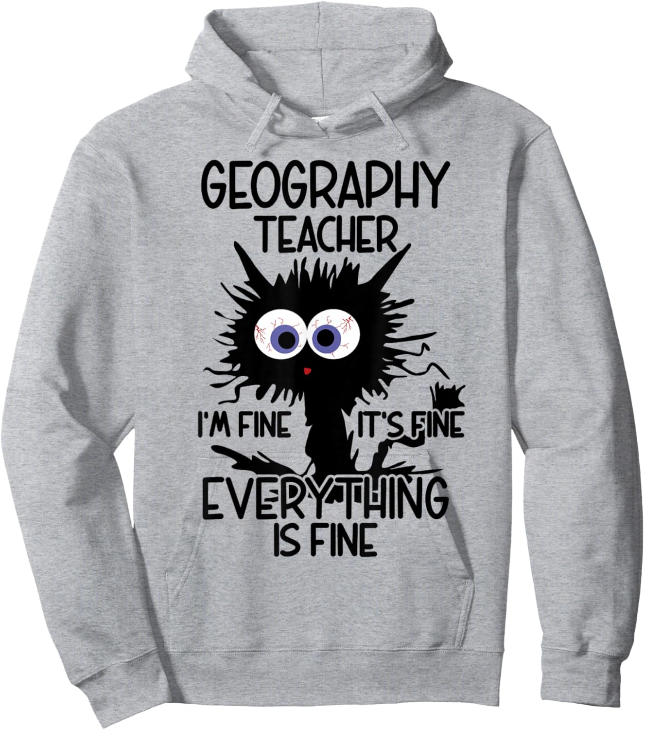 Geography Teacher Appreciation Merch Hoodie - Hoodie | Ash