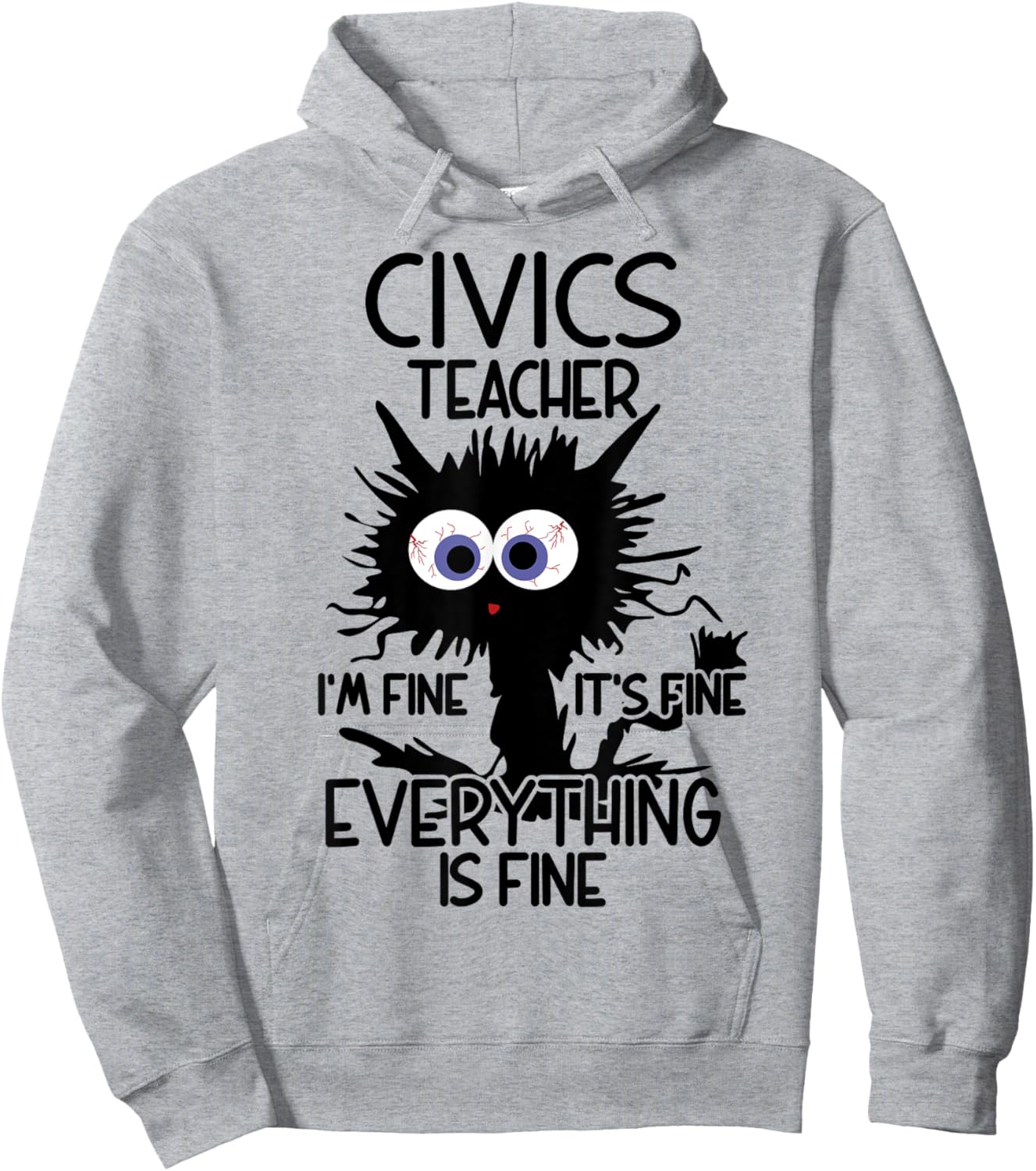 Civics Teacher Appreciation Merch Hoodie - Hoodie | Ash