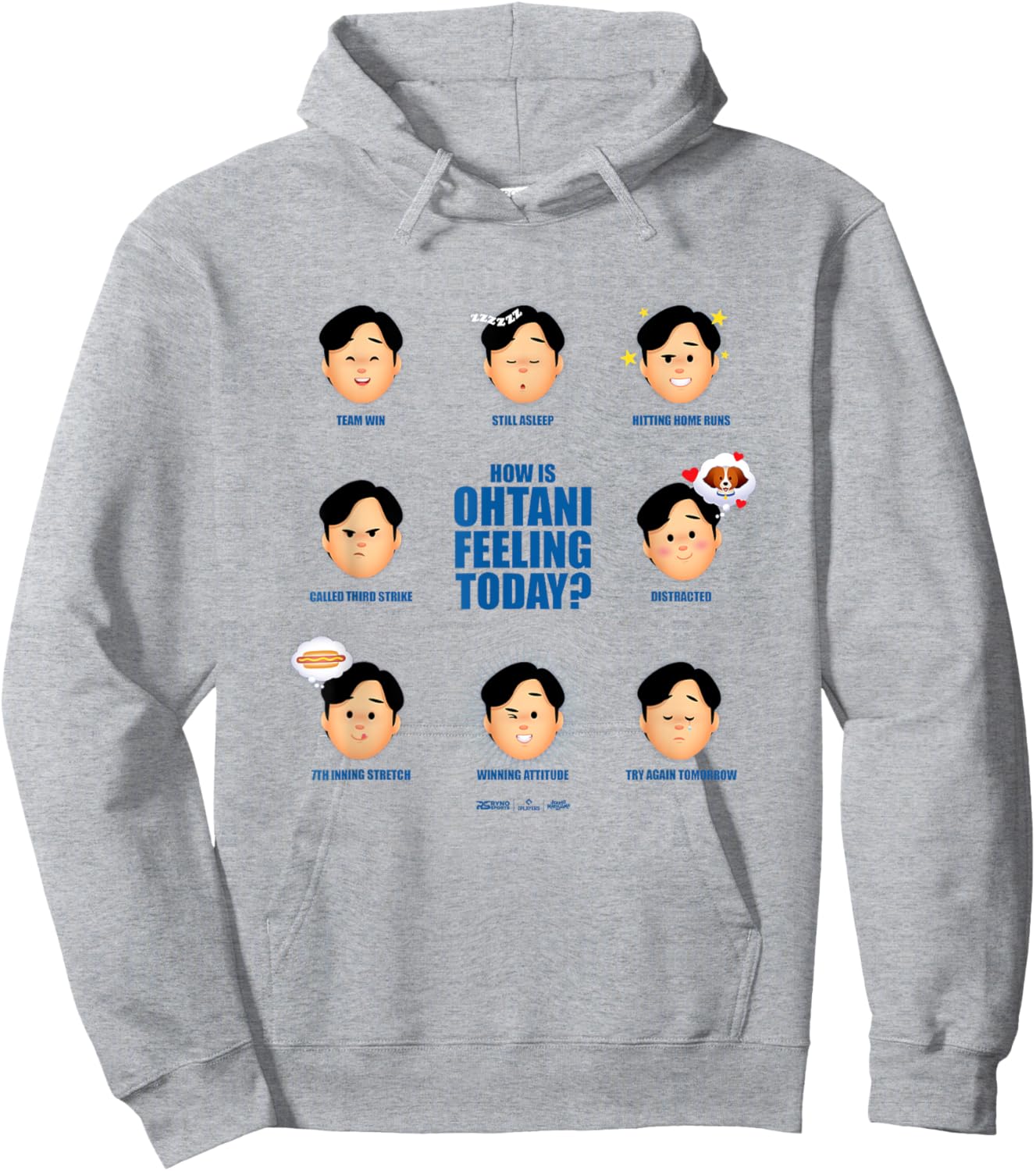 Shohei Ohtani Los Angeles Feeling Today? Club MLB Players Hoodie - Hoodie | Ash