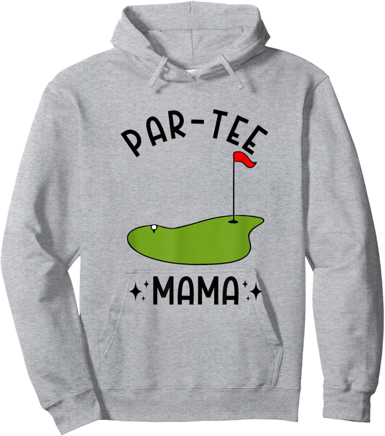 Par- Mama Golf Birthday Party Mom Hoodie - Hoodie | Ash