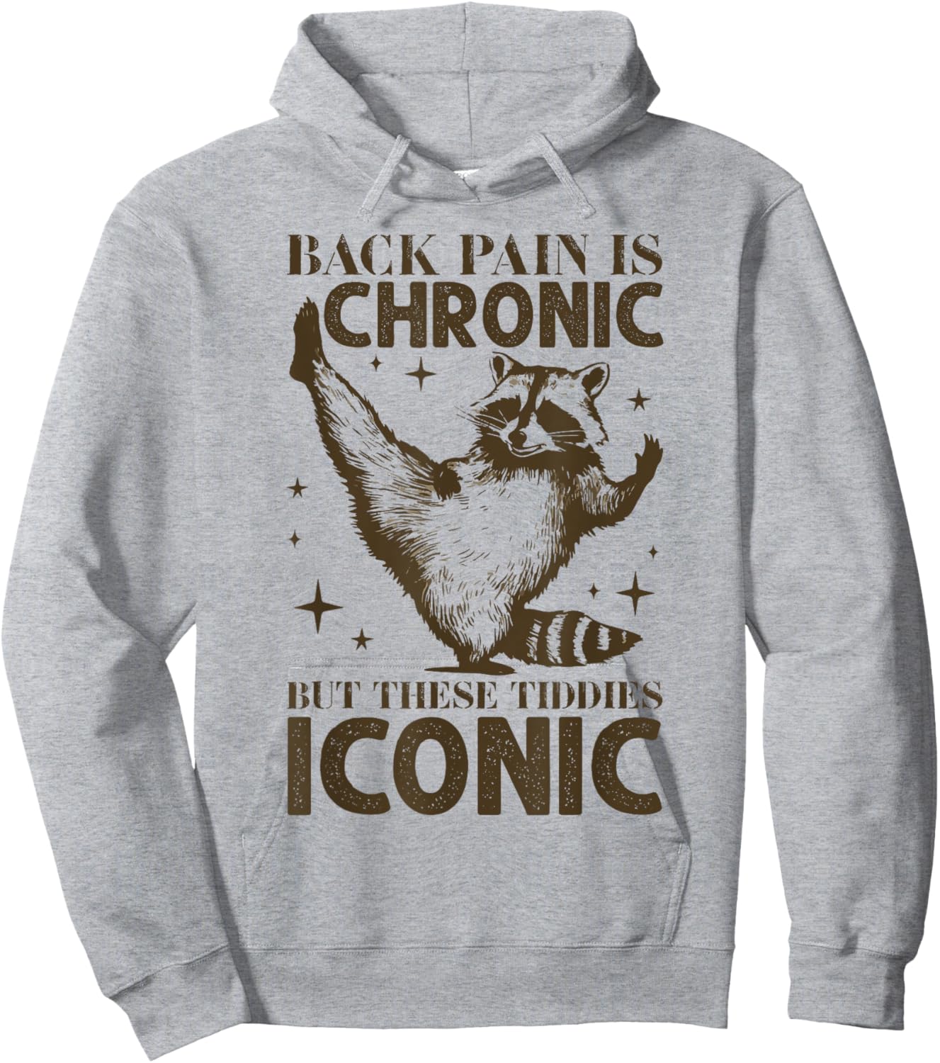 Funny Back Pain Is Chronic But These Tiddies Are Iconic Hoodie - Hoodie | Ash