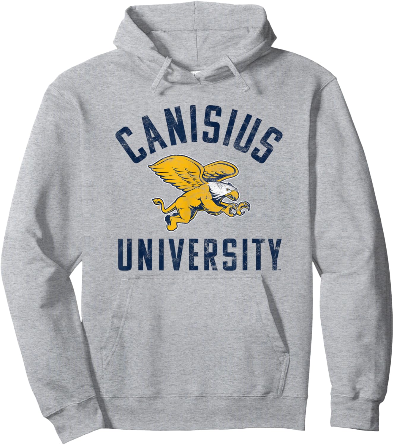 Canisius University Golden Griffins Large Hoodie - Hoodie | Ash