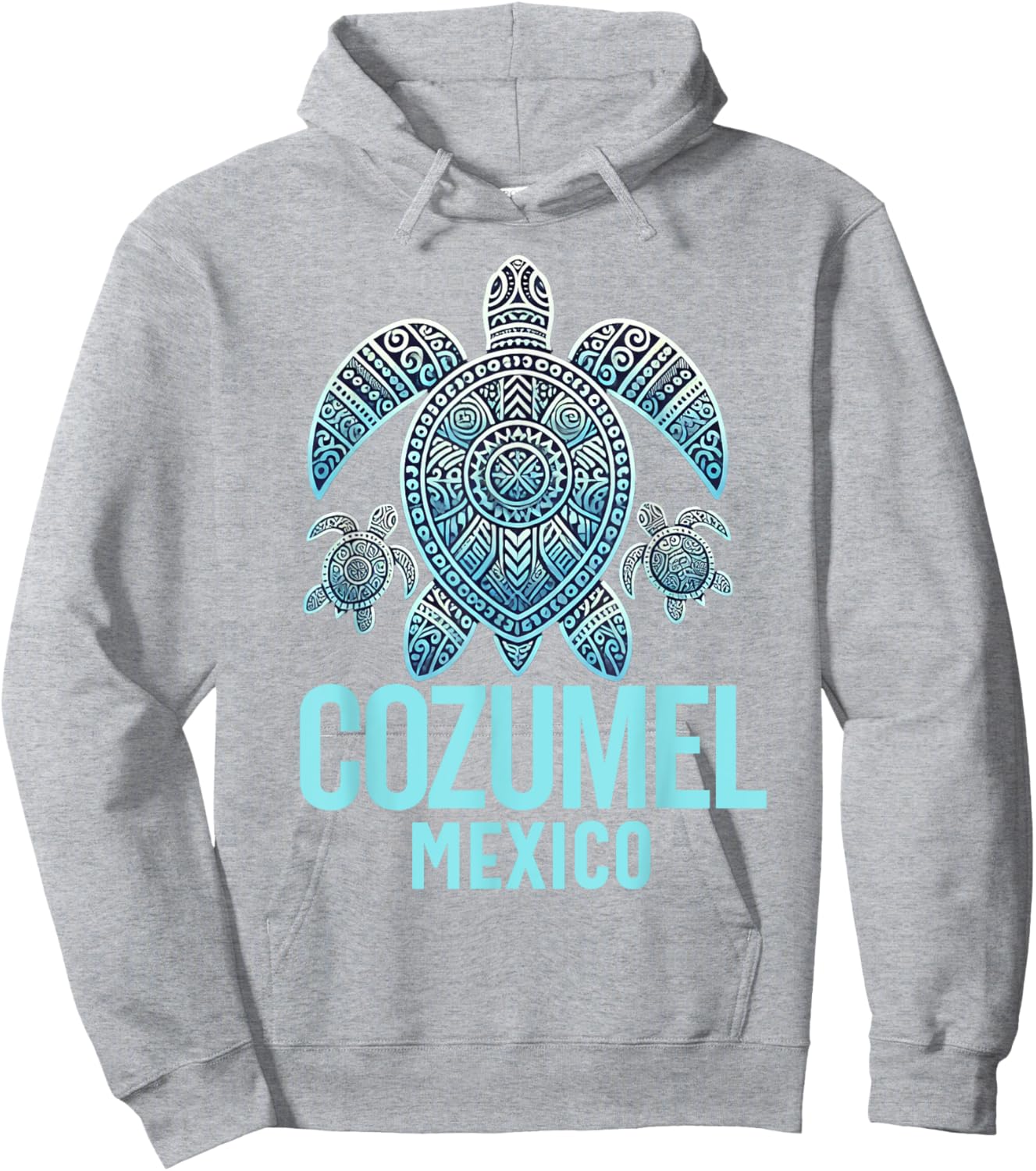 Cozumel Mexico Souvenir Vacation Travel Men Women Reminder Hoodie - Hoodie | Ash