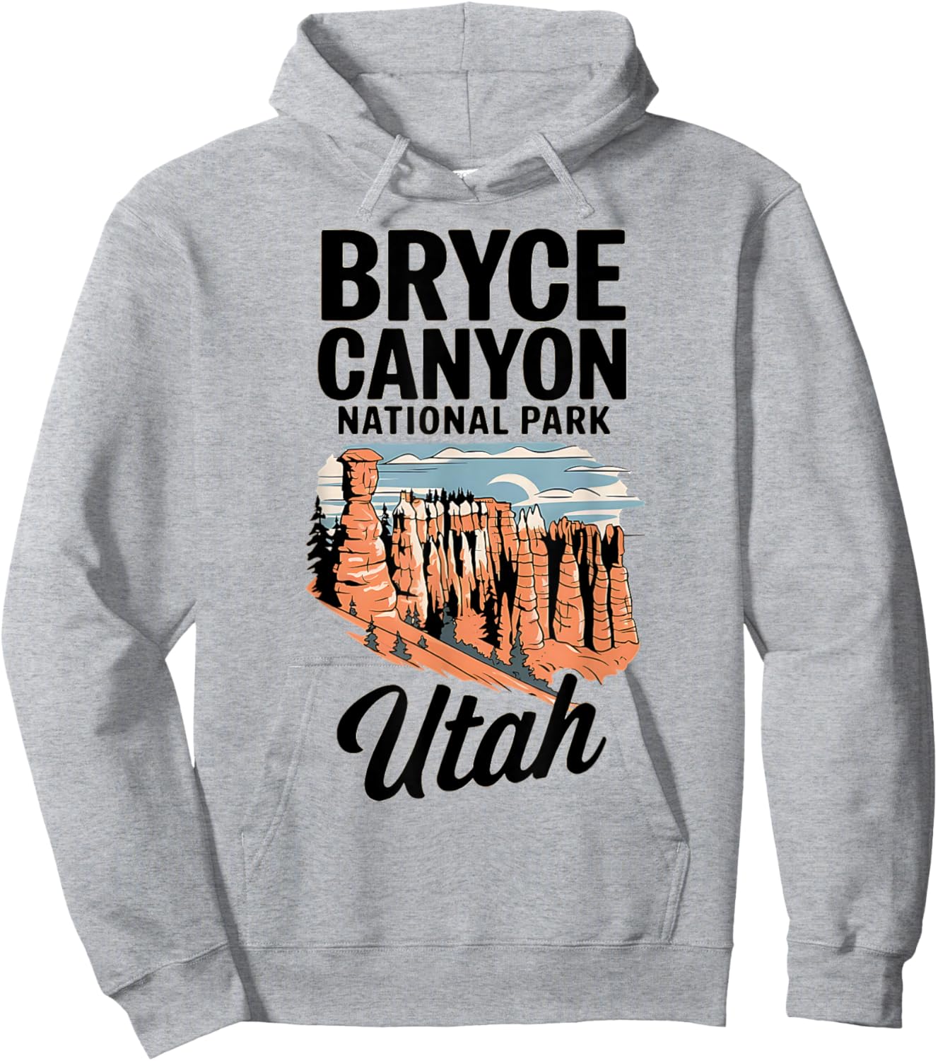 Explore Bryce Canyon National Park Utah Hoodie - Hoodie | Ash
