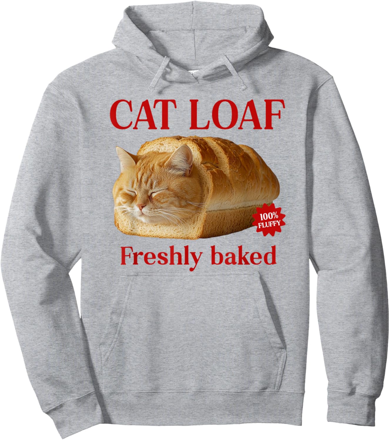 Freshly Baked Bread Cat Loaf Men Women Girls Kids Hoodie - Hoodie | Ash