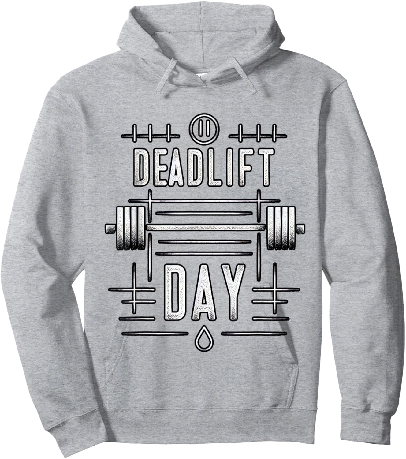 Deadlift Day ------. Hoodie - Hoodie | Ash