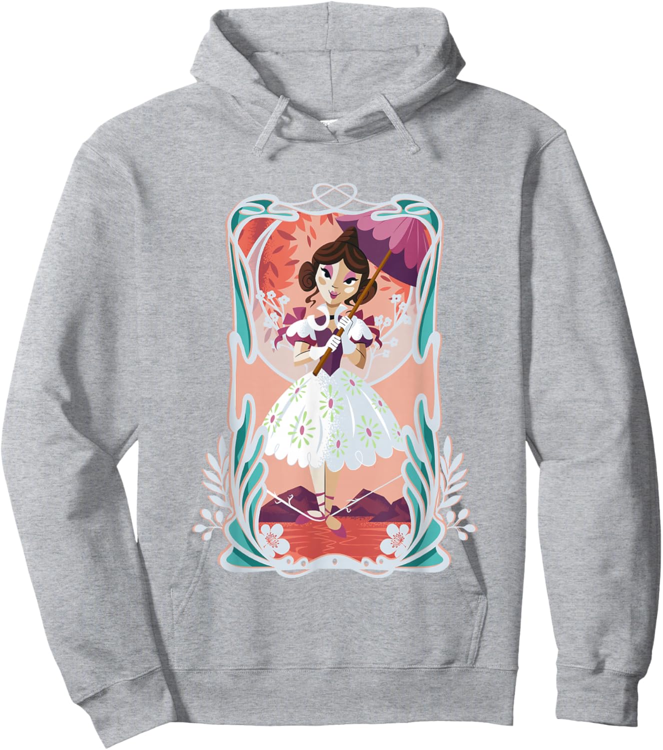 The Haunted Mansion Cute Sally Slater Tightrope Walker Frame Hoodie - Hoodie | Ash