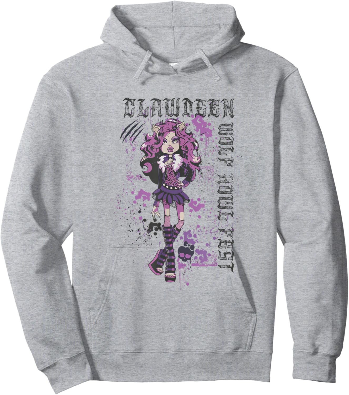 Monster High Alumni - Clawdeen Wolf Howl Fest Hoodie - Hoodie | Ash