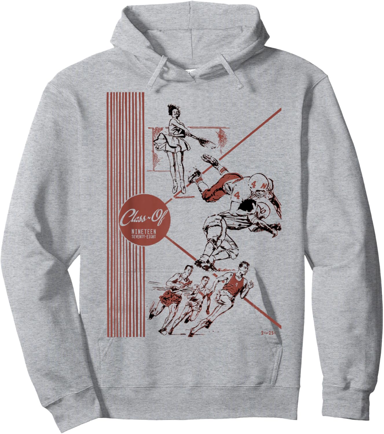 Class of 1978 Old School Retro Vintage Nostalgia Gen X Best Hoodie - Hoodie | Ash