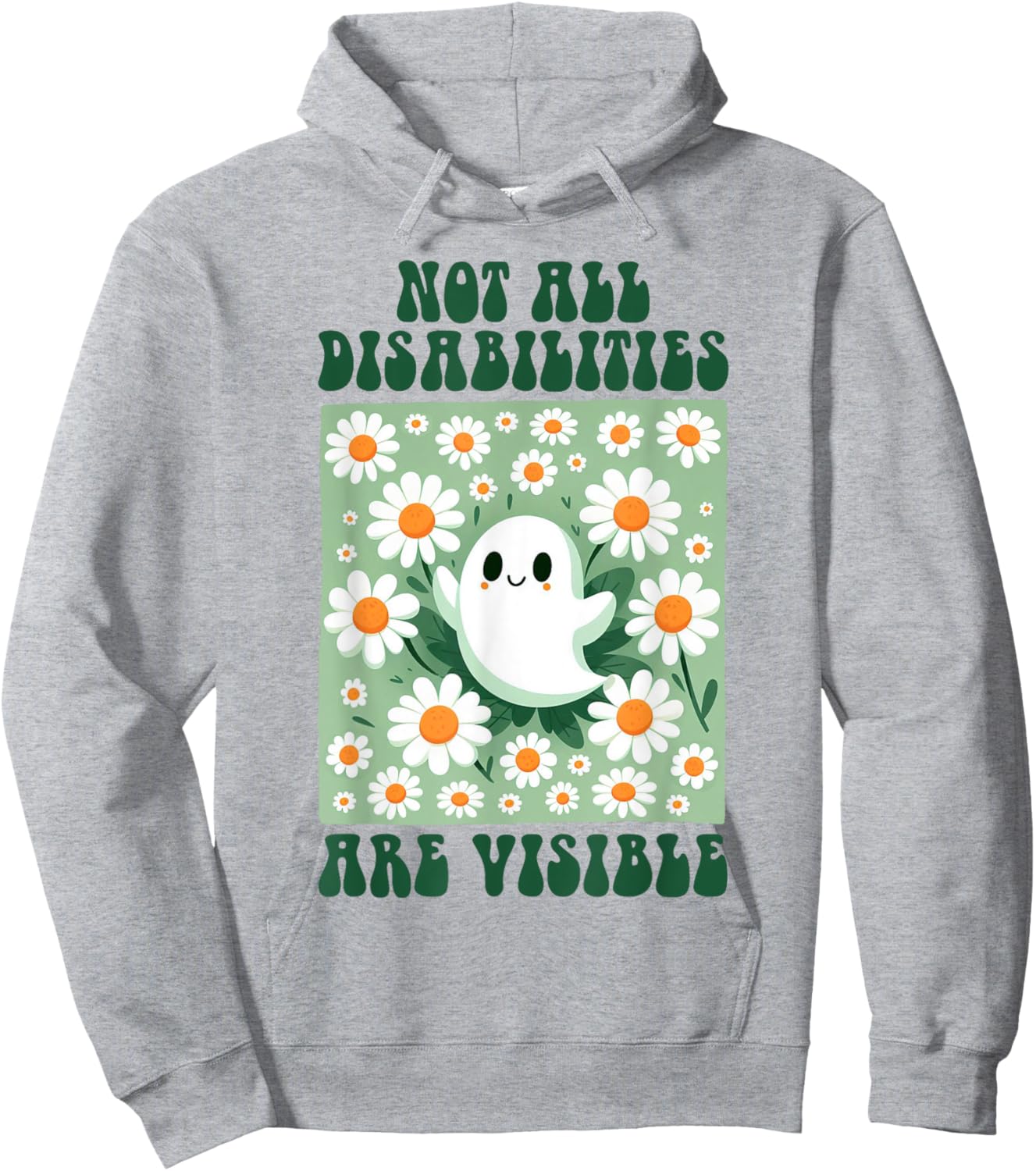 Invisible Illness Chronic Not All Disabilities Are Visible Hoodie - Hoodie | Ash