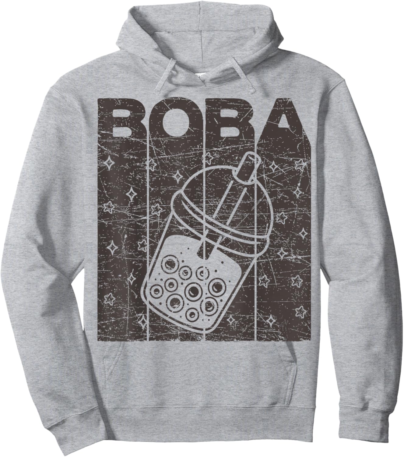 Boba Tea Pastel Bubble Tea Lover Retro Hoodie - Hoodie | Ash
