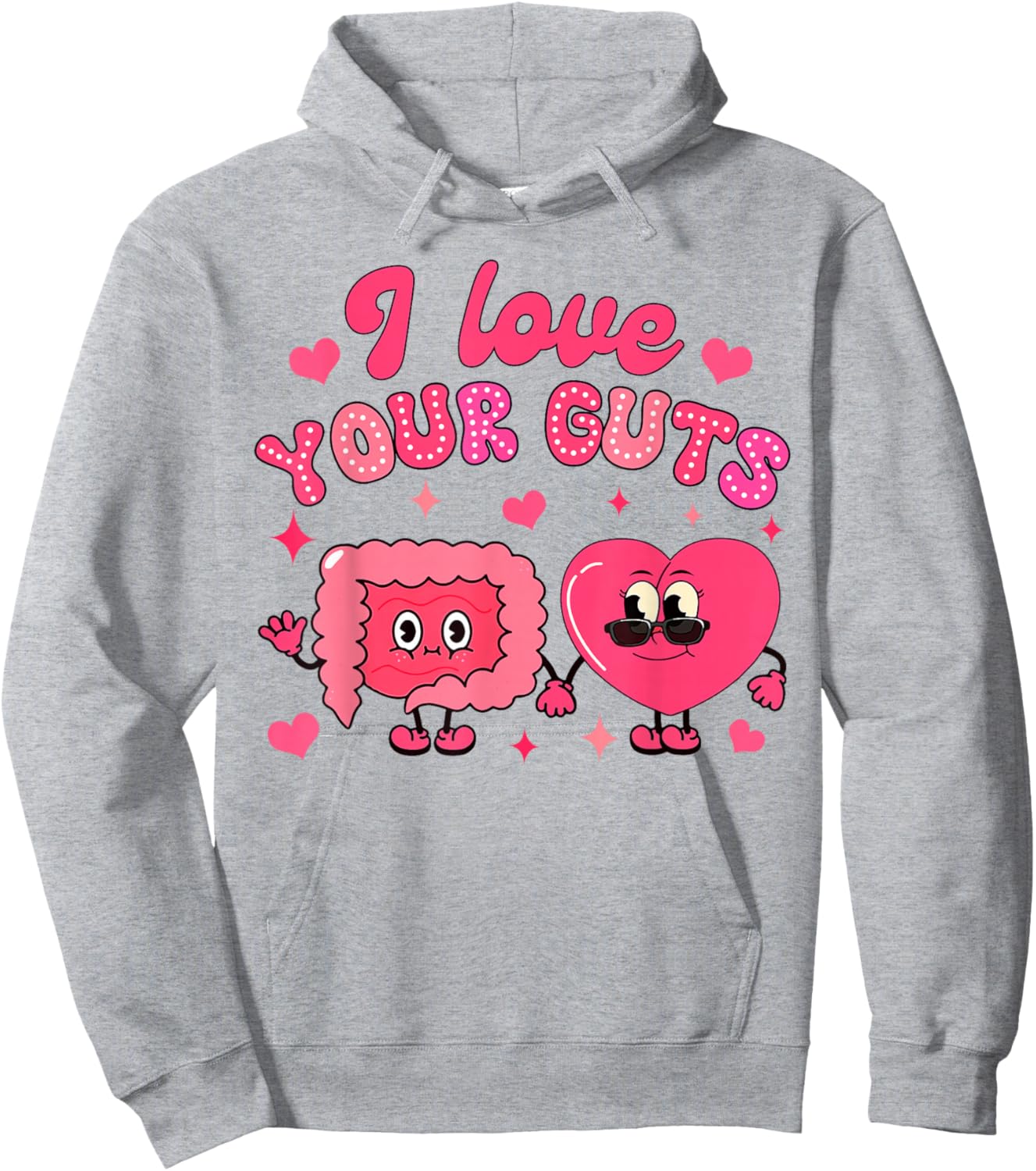 Valentine’s Day Gastro Endoscopy Nurse I Love Your Guts Hoodie - Hoodie | Ash