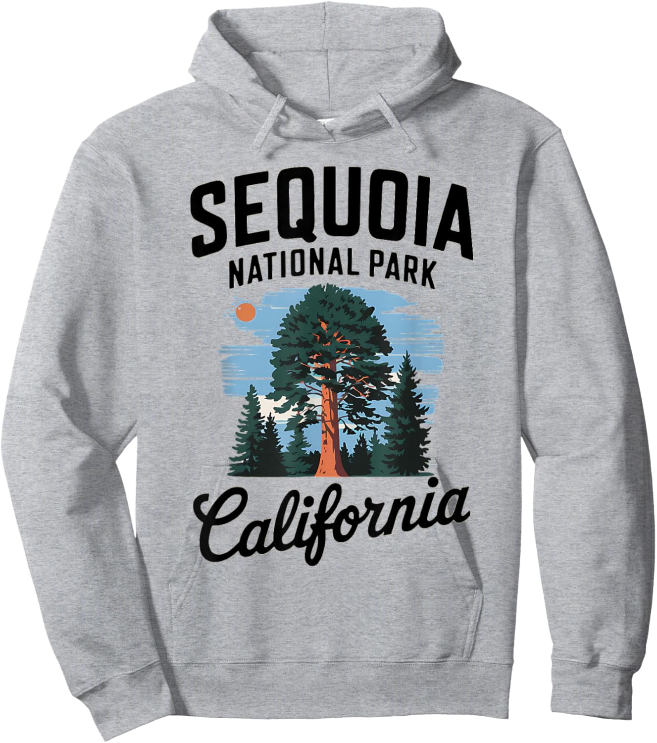 Explore Majestic Sequoia National Park California Hoodie - Hoodie | Ash