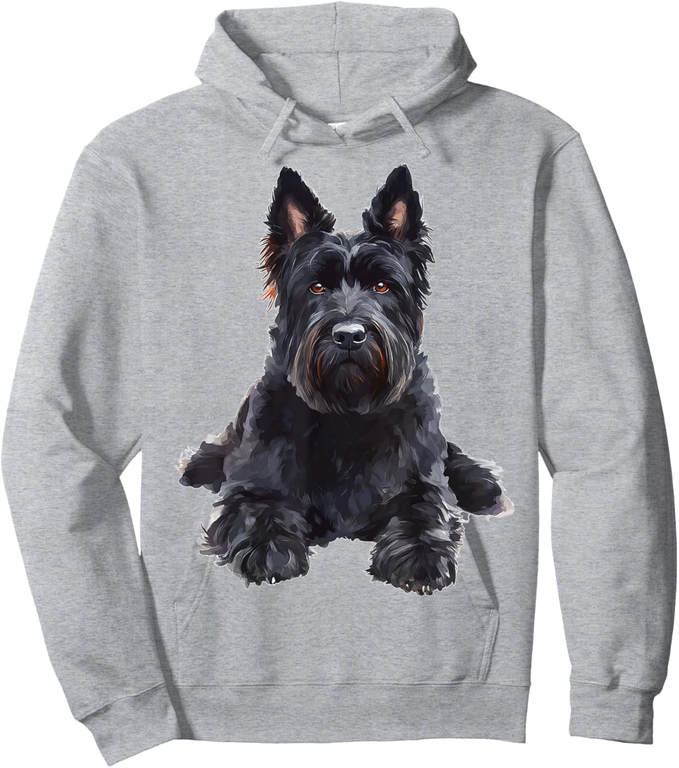 Bouvier Des Flandres Dog Pet Artwork Bouvier Des Flandres Hoodie - Hoodie | Ash