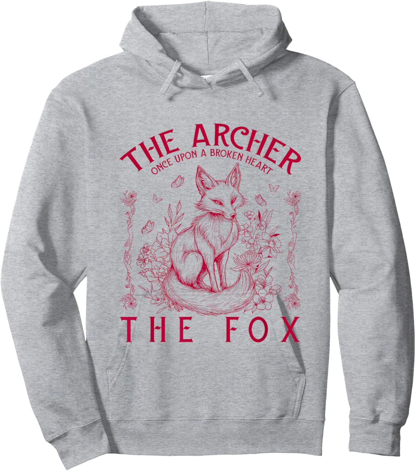 Once Upon a Broken Heart True Love The Archer And The Fox Hoodie - Hoodie | Ash