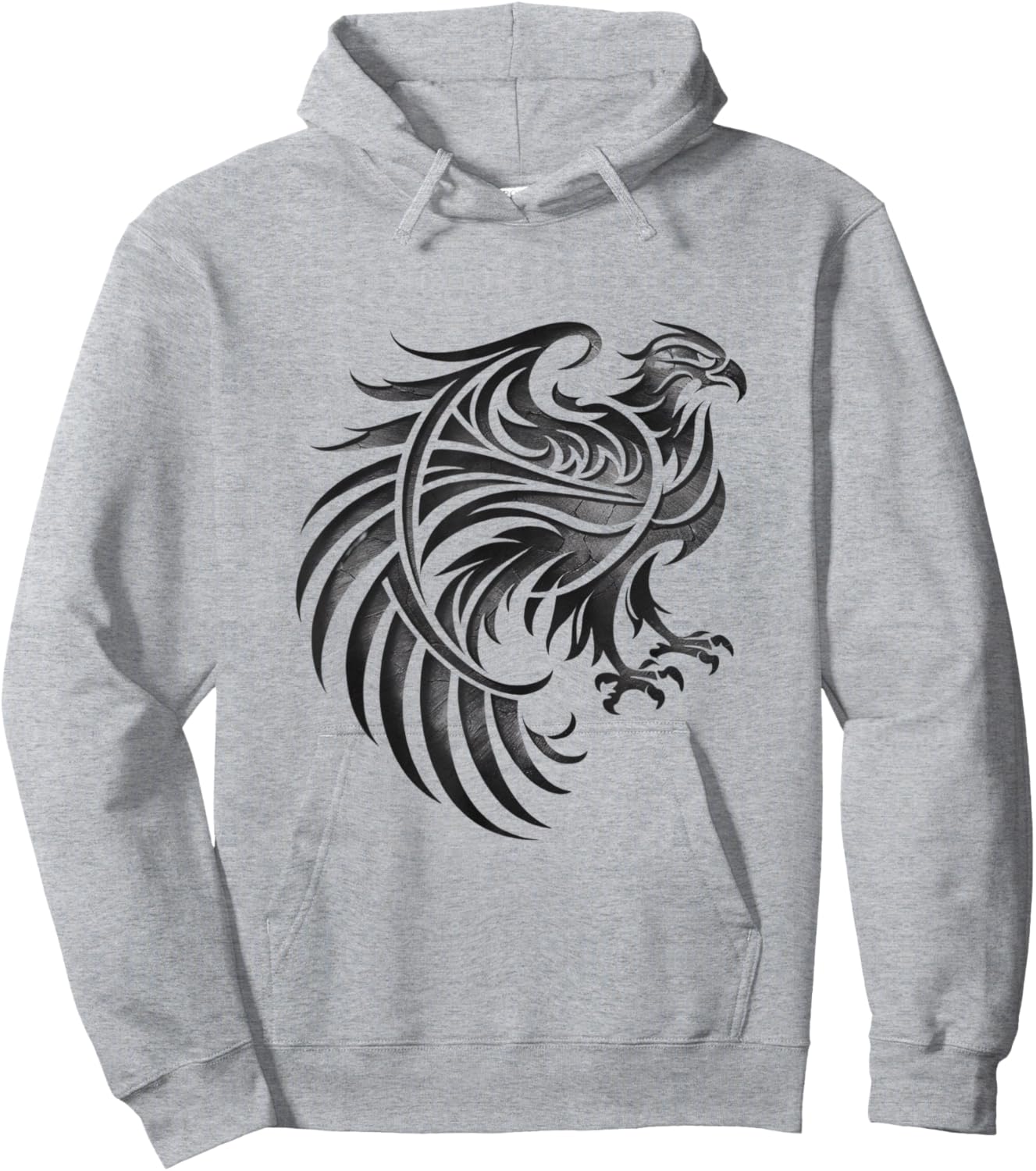 Tribal Phoenix Tattoo Hoodie - Hoodie | Ash