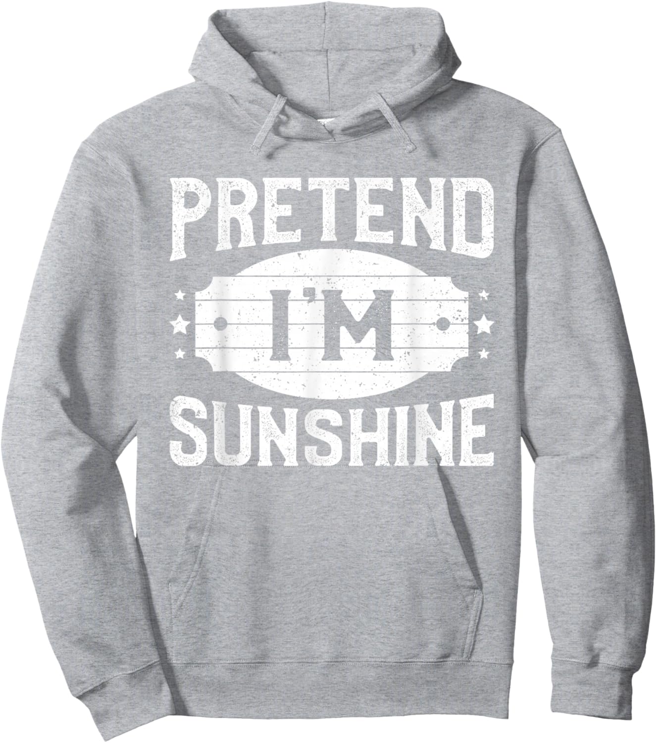 Pretend I'm Sunshine Matching Costume Lazy Halloween Party Hoodie - Hoodie | Ash