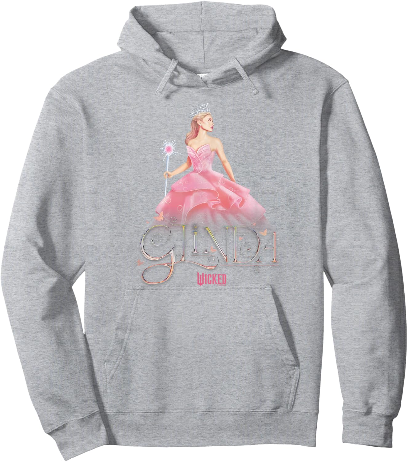 Wicked Glinda Elegant Pose Hoodie - Hoodie | Ash
