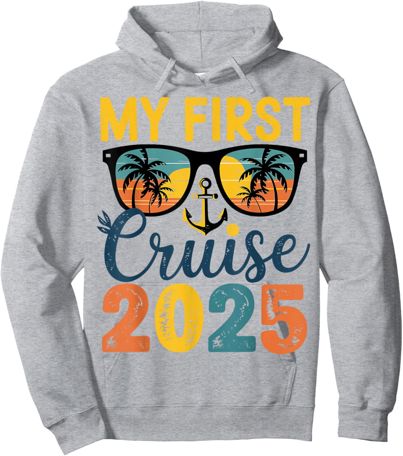 My First Funny First Time Cruise Hoodie - Hoodie | Ash