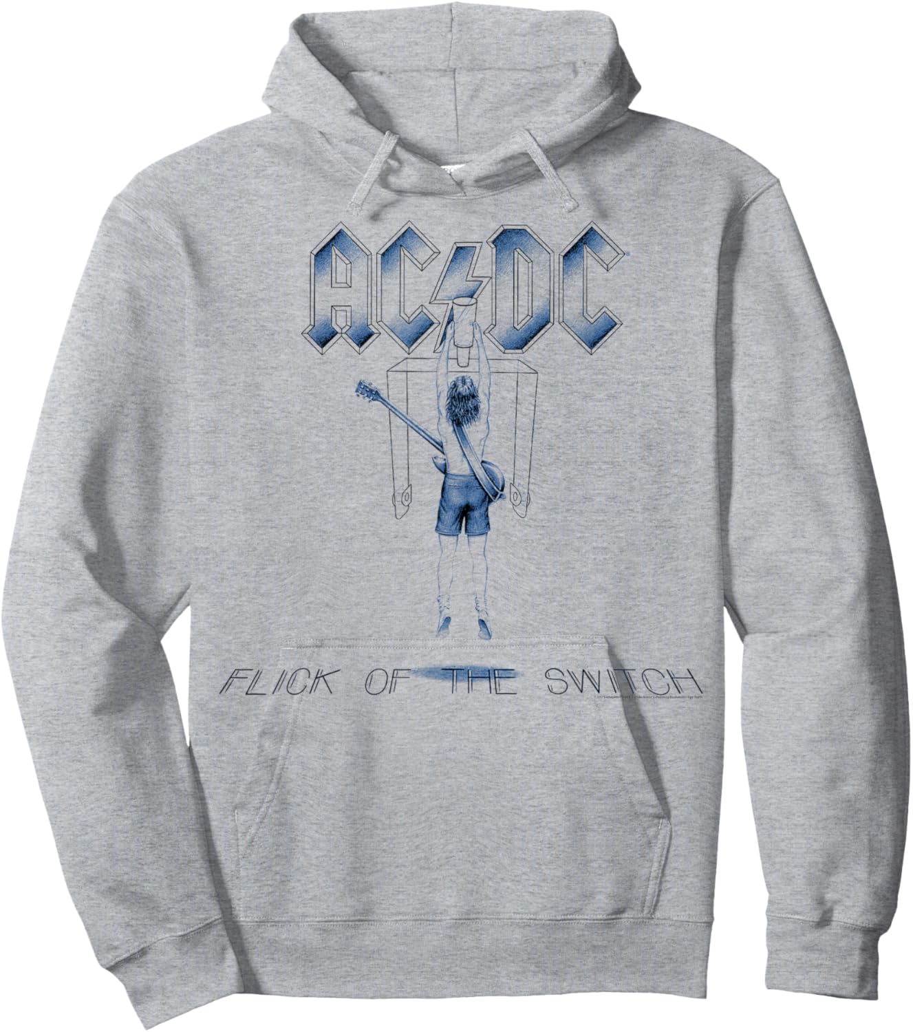 AC/DC - Flick Hoodie - Hoodie | Ash