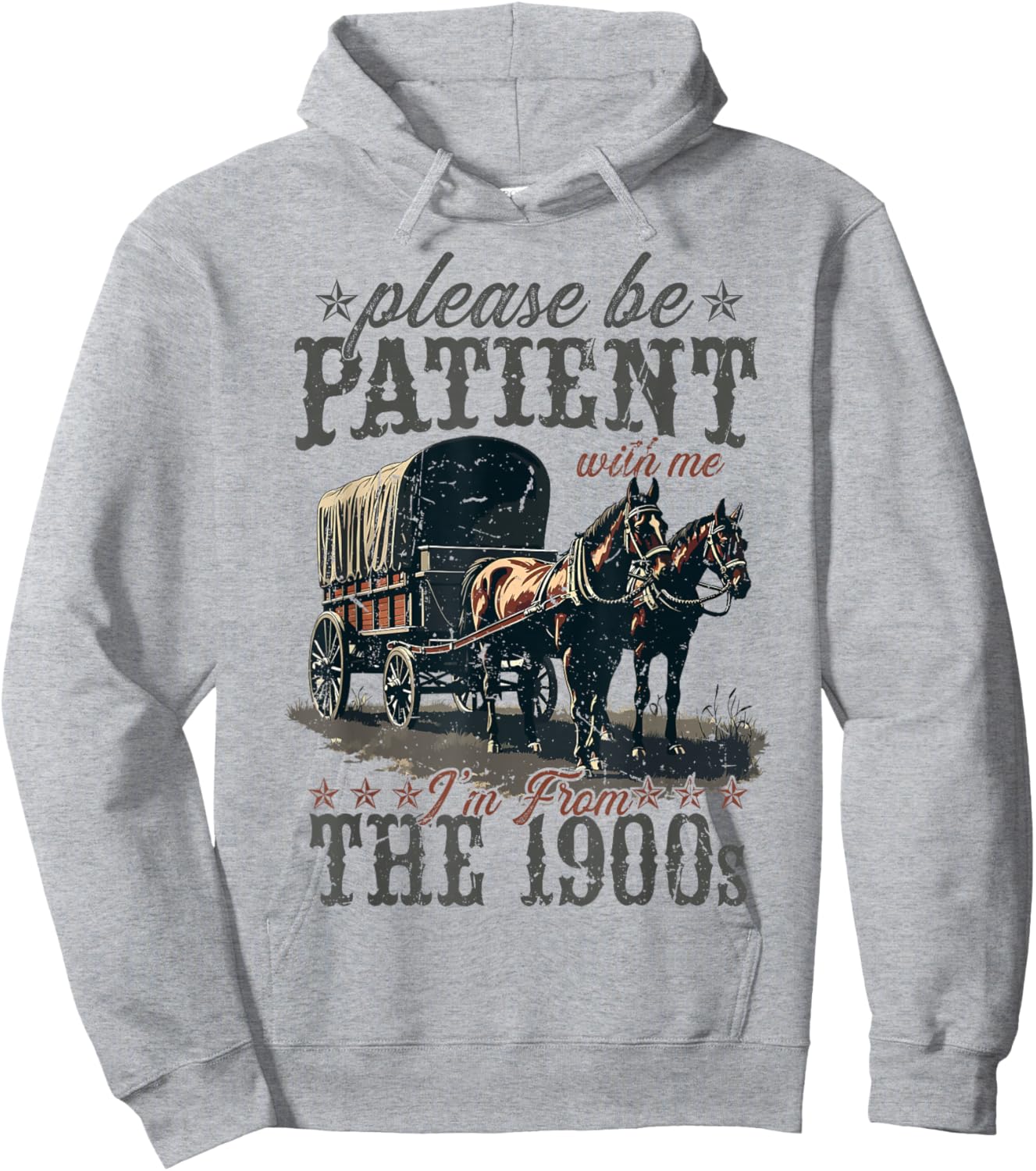 Please Be Patient With Me I'm From The 1900s Vintage Funny Hoodie - Hoodie | Ash