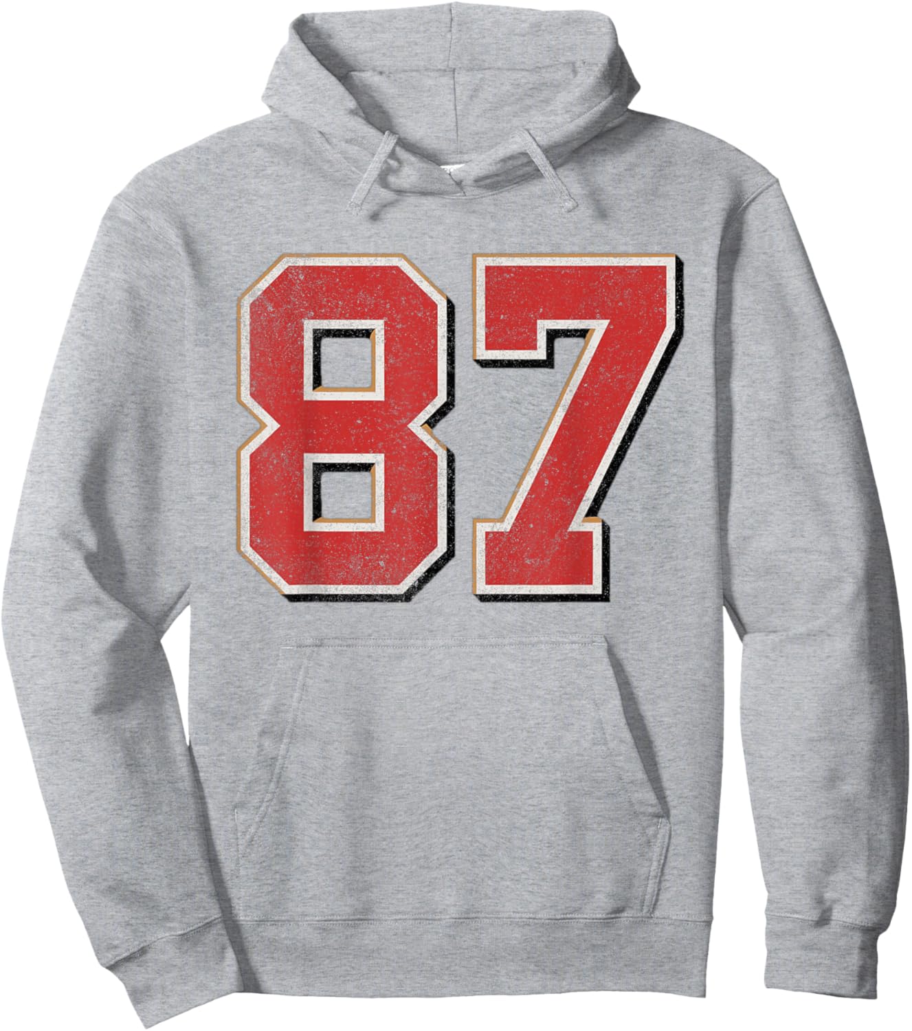 In My Number 87 Era Vintage Retro Hoodie - Hoodie | Ash