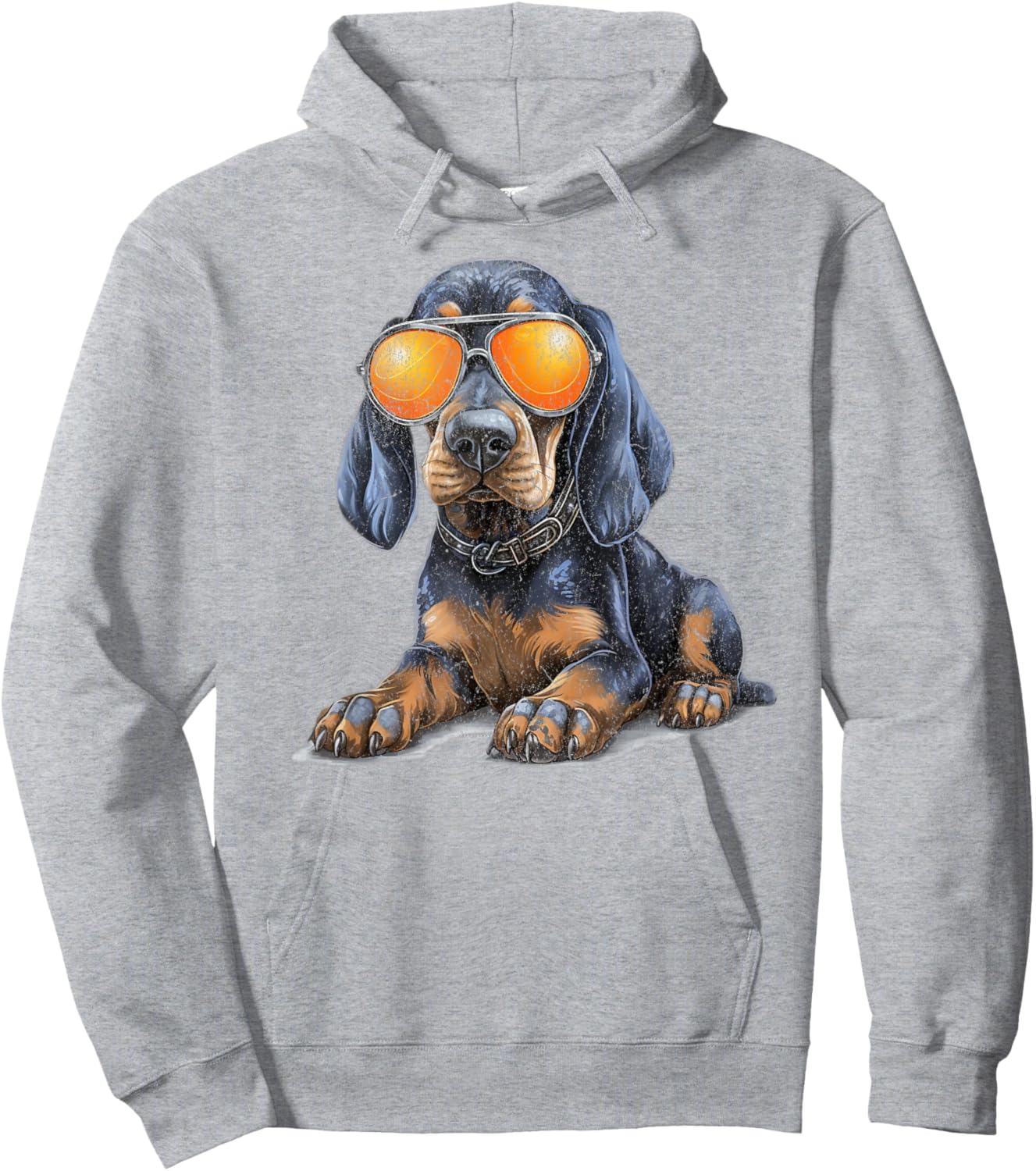 Tennessee Dog Sport Lovers | Bluetick Coonhound Puppy Women Kids Hoodie - Hoodie | Ash