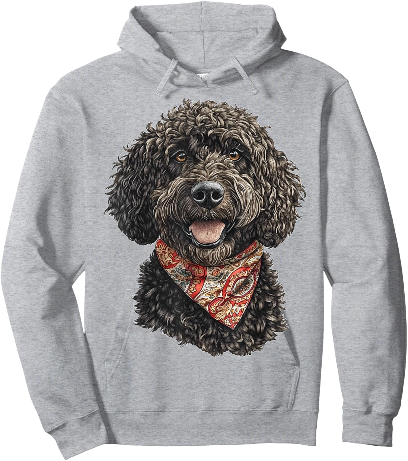 Labradoodle Dog Motif Pet Art Labradoodle Hoodie - Hoodie | Ash