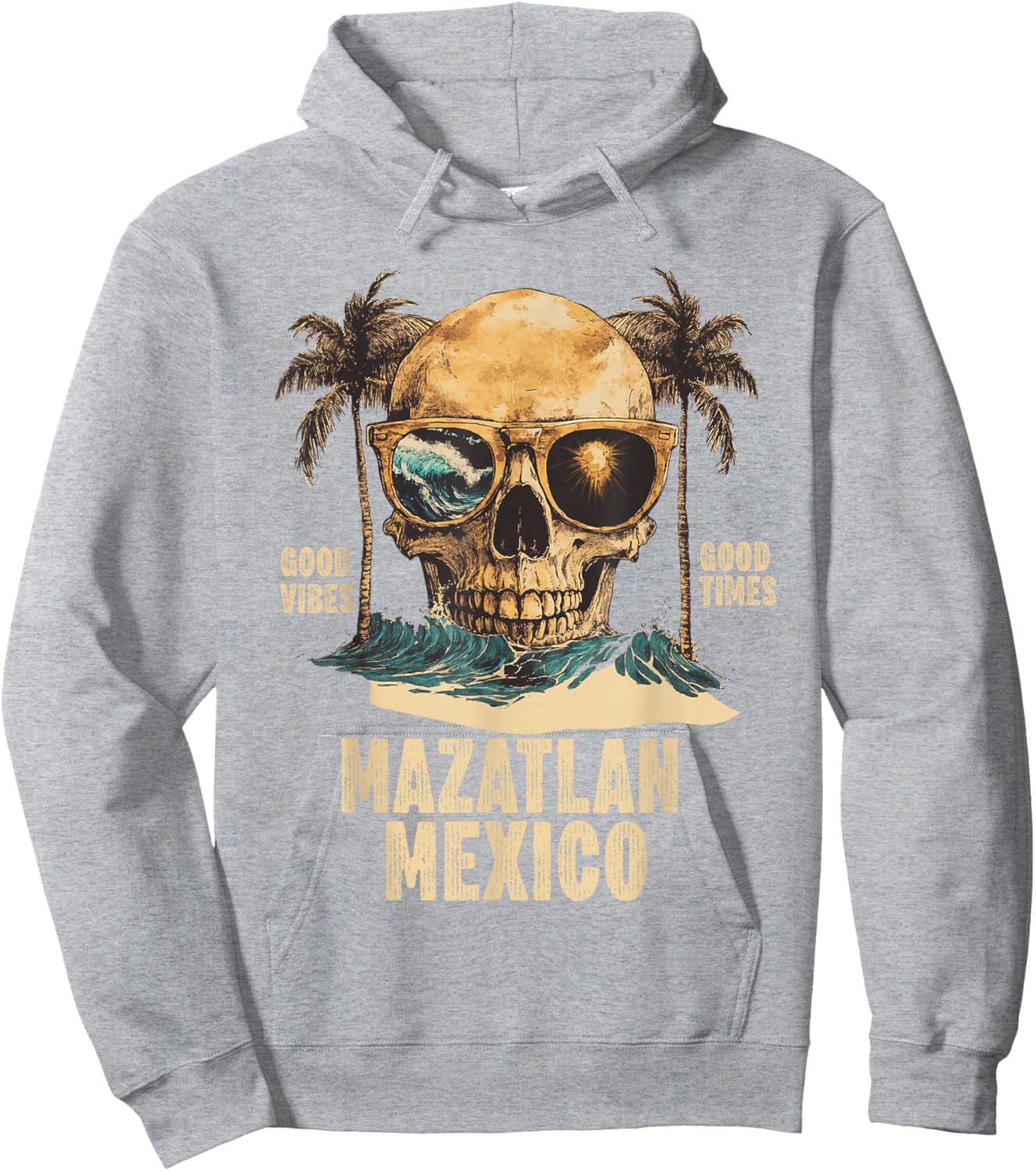 Mazatlan Mexico Souvenir Mexican Vacation Men Women Reminder Hoodie - Hoodie | Ash