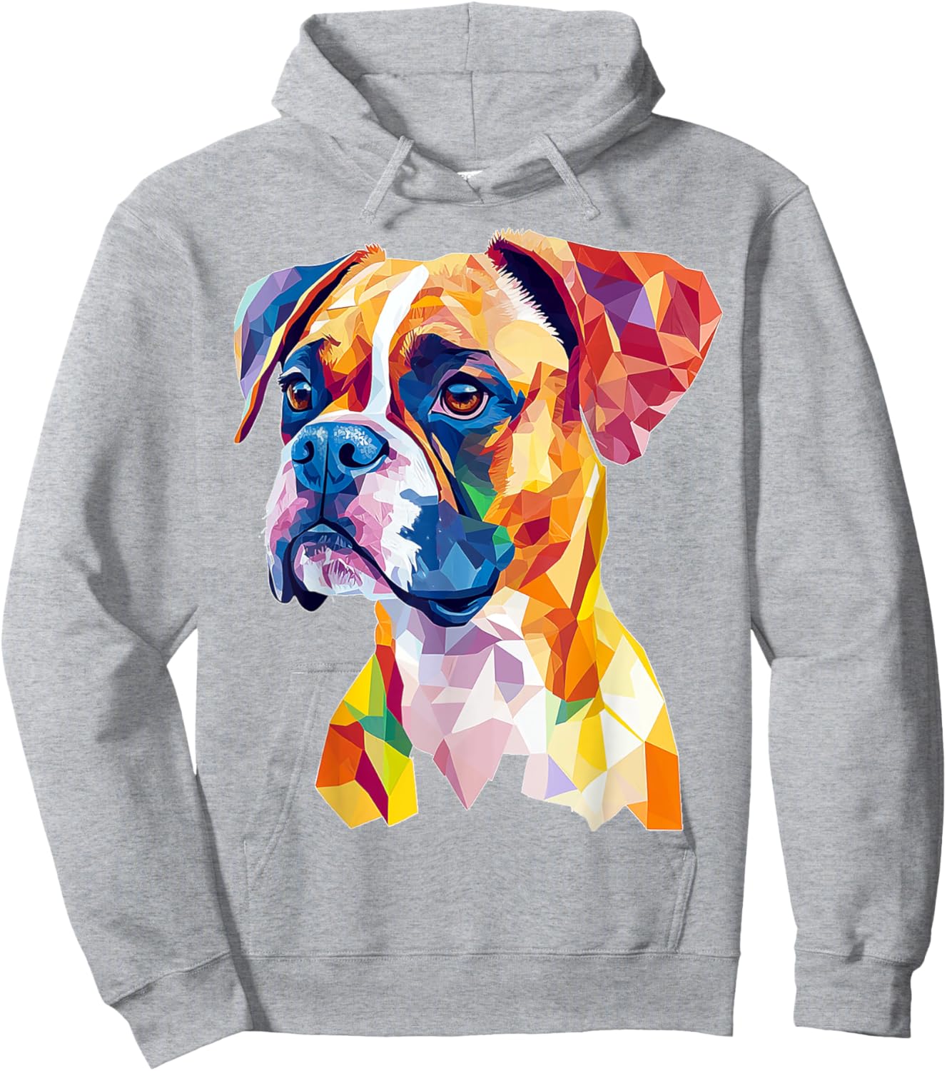 Boxer Dog Graphic Pet Art Boxer Women Kids Hoodie - Hoodie | Ash