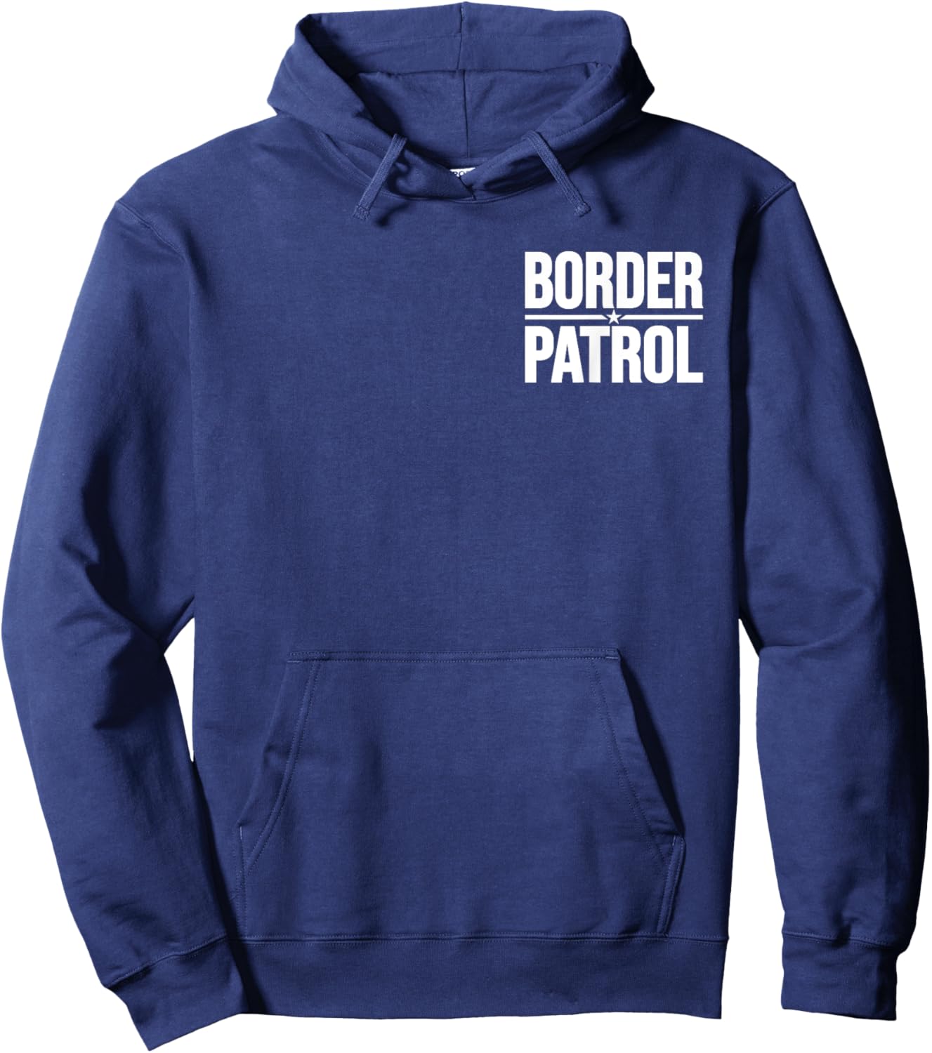 Border Patrol Uniform Halloween Costume (2-sided) Hoodie - Hoodie | Navy