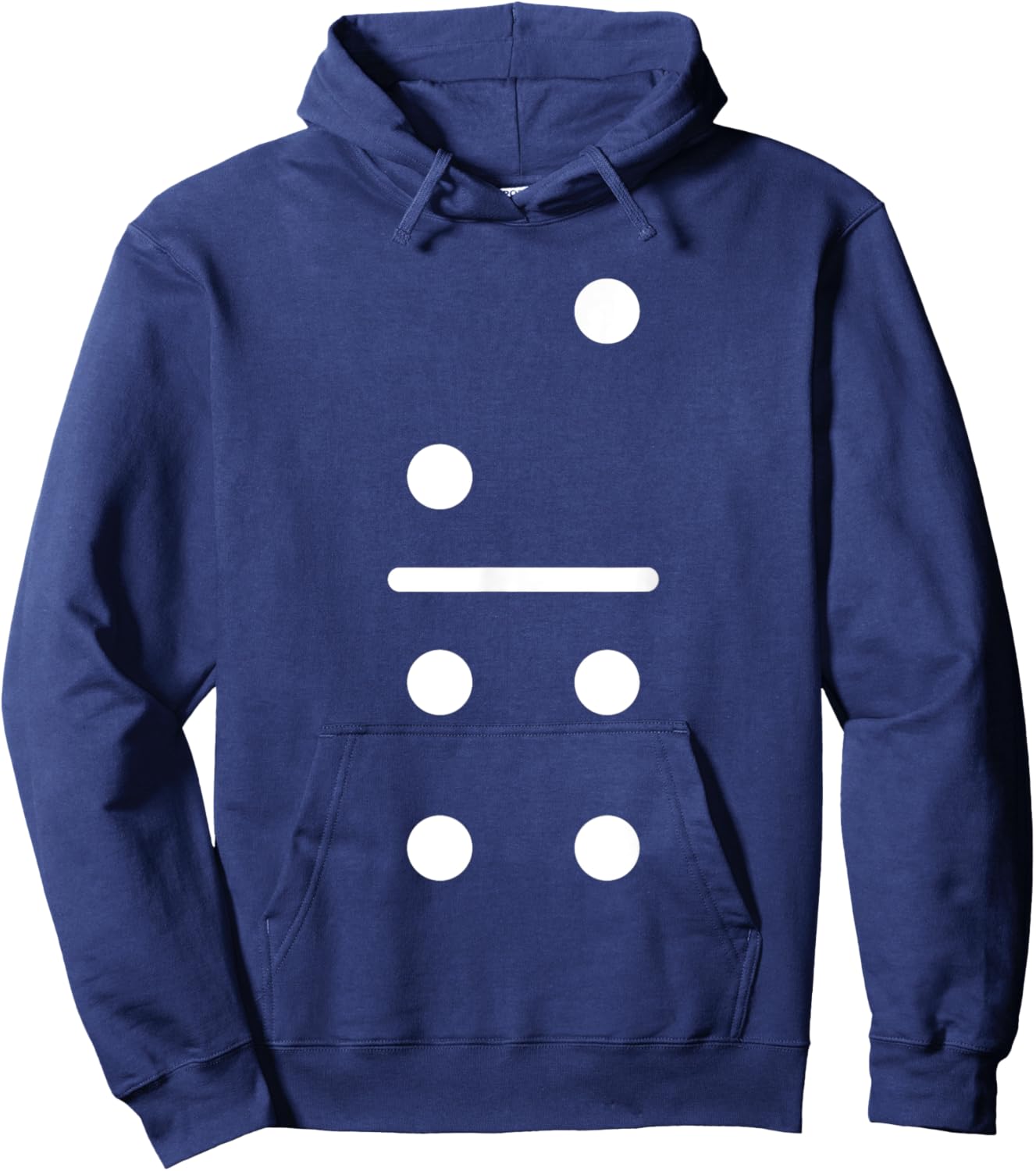Domino Game 2 4 Dots Matching Halloween Group Costume Hoodie - Hoodie | Navy