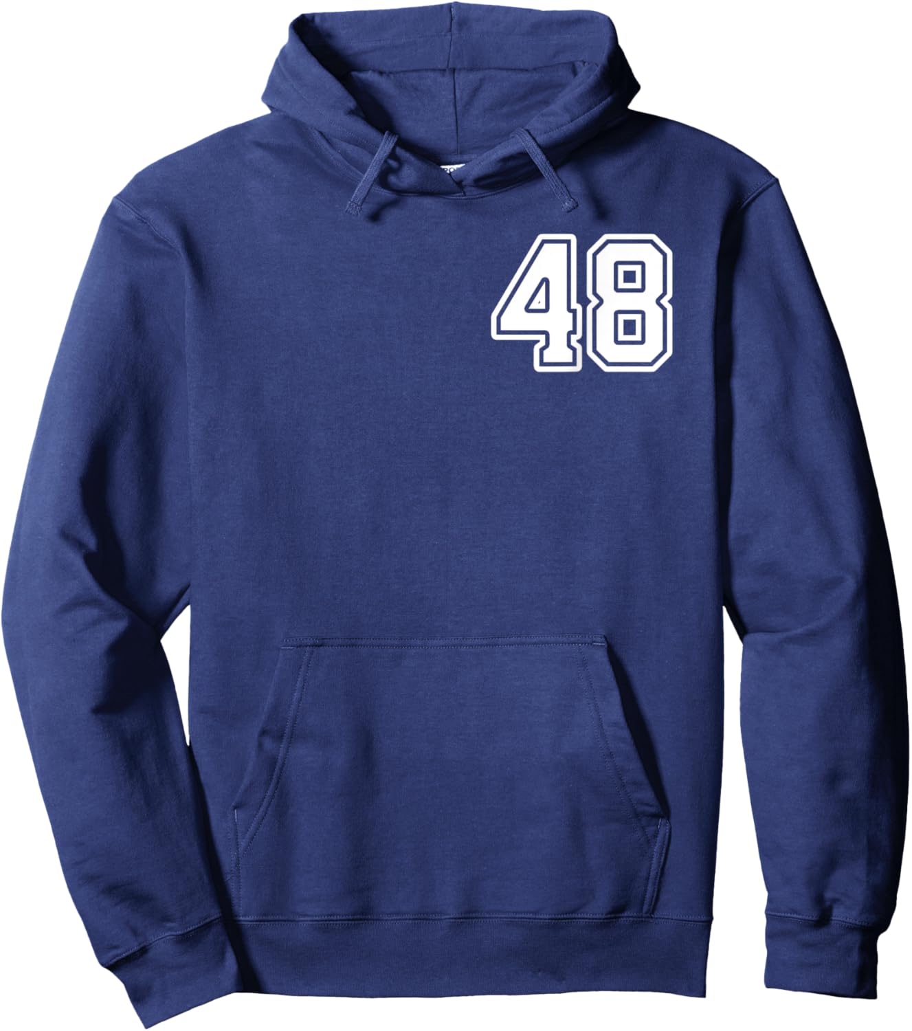 Number 48 Shirt #48 Player Sports Team Men Women Kids Hoodie - Hoodie | Navy