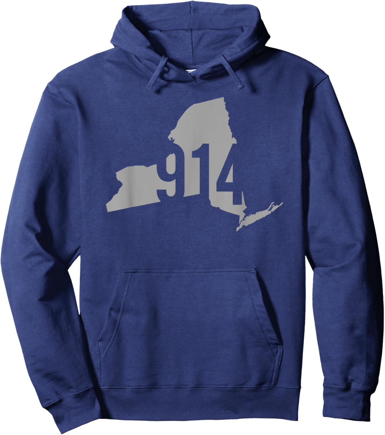 914 Area Code, Yonkers, White Plains, New Rochelle, New York Hoodie - Hoodie | Navy