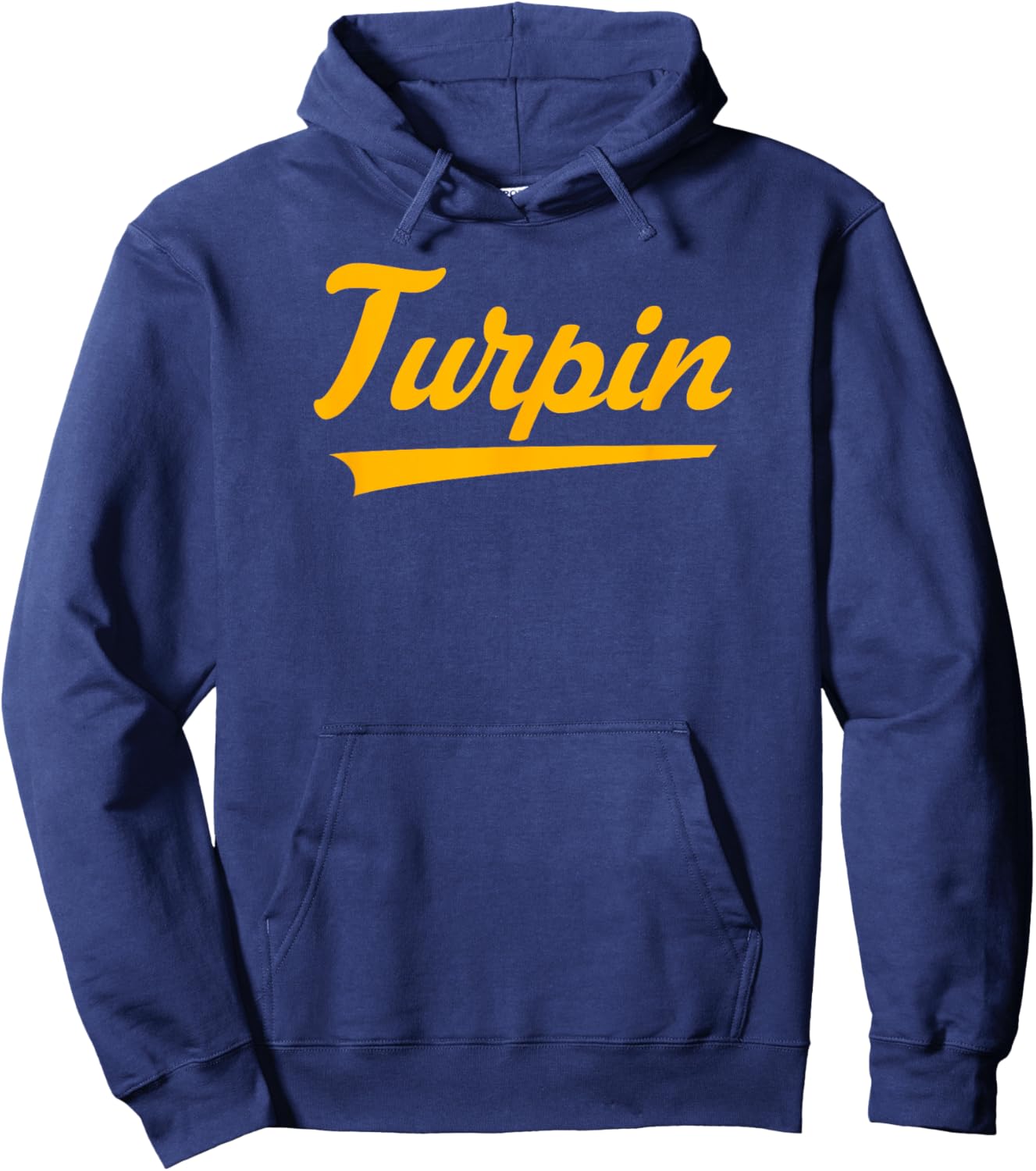 Turpin High School Vintage Swoosh Hoodie - Hoodie | Navy