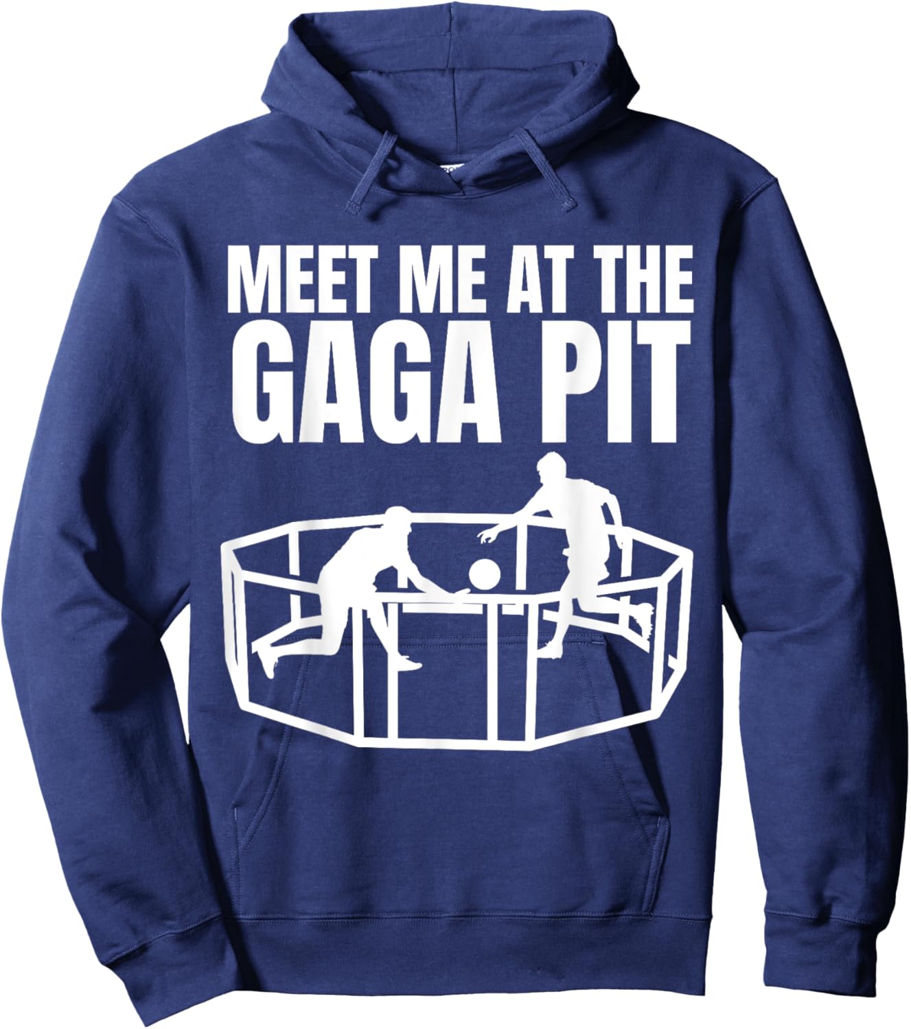 Gaga Ball Design Women Gaga Pit Dodgeball Gaga Ball Hoodie - Hoodie | Navy