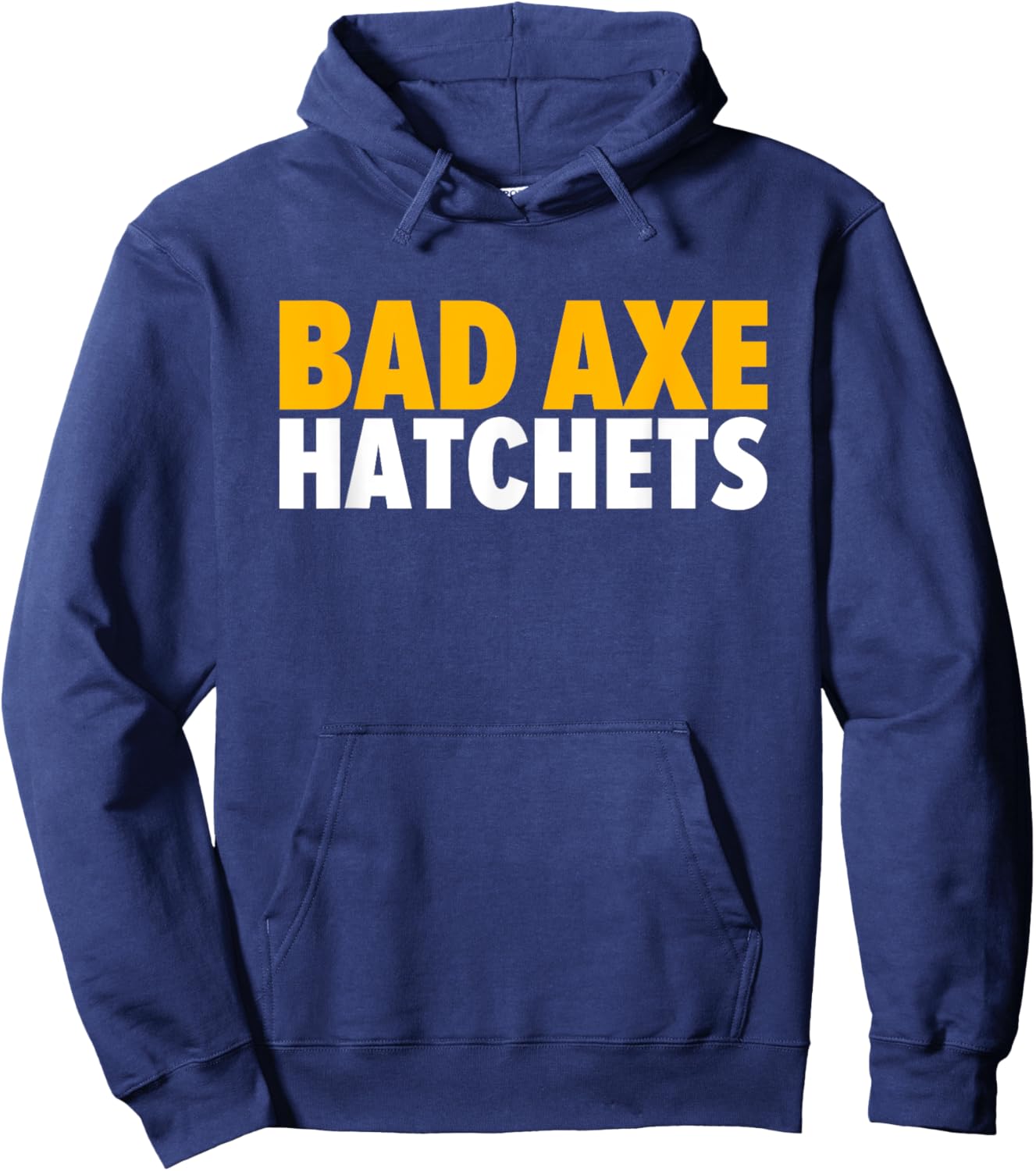 Bad Axe Hatchets Bold Hoodie - Hoodie | Navy