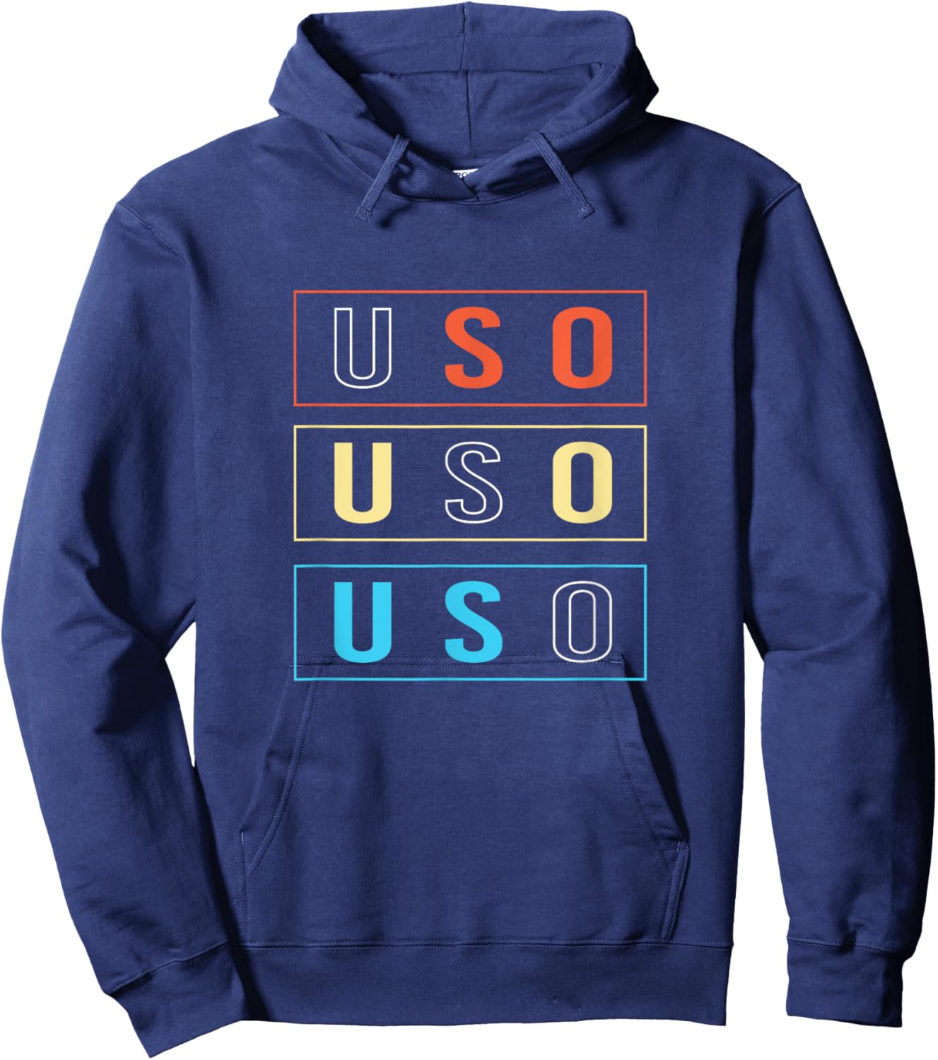 Retro Colorful Samoa Uso Samoan Tribal Hoodie - Hoodie | Navy