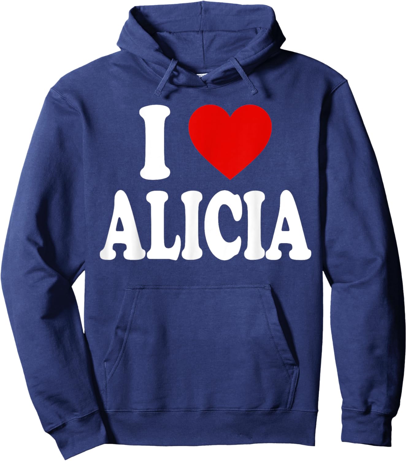I Heart Love Alicia Hoodie - Hoodie | Navy