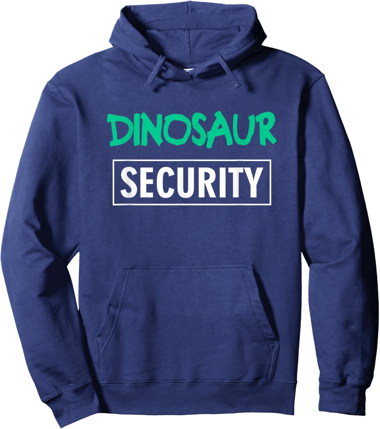 Dinosaur Security Parents Dads Moms Funny Halloween Costume Hoodie - Hoodie | Navy
