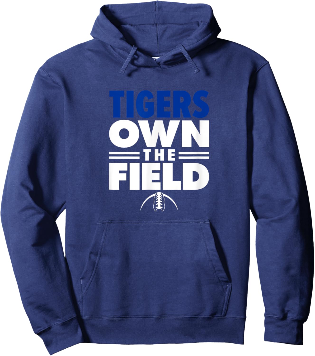 Tidehaven Tigers Own the Field Hoodie - Hoodie | Navy