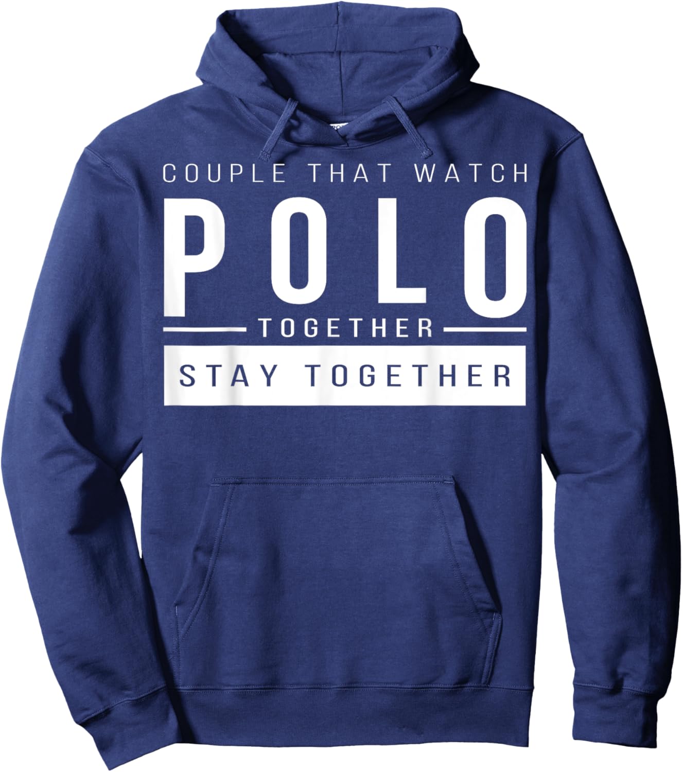 Sports Polo Hoodie - Hoodie | Navy